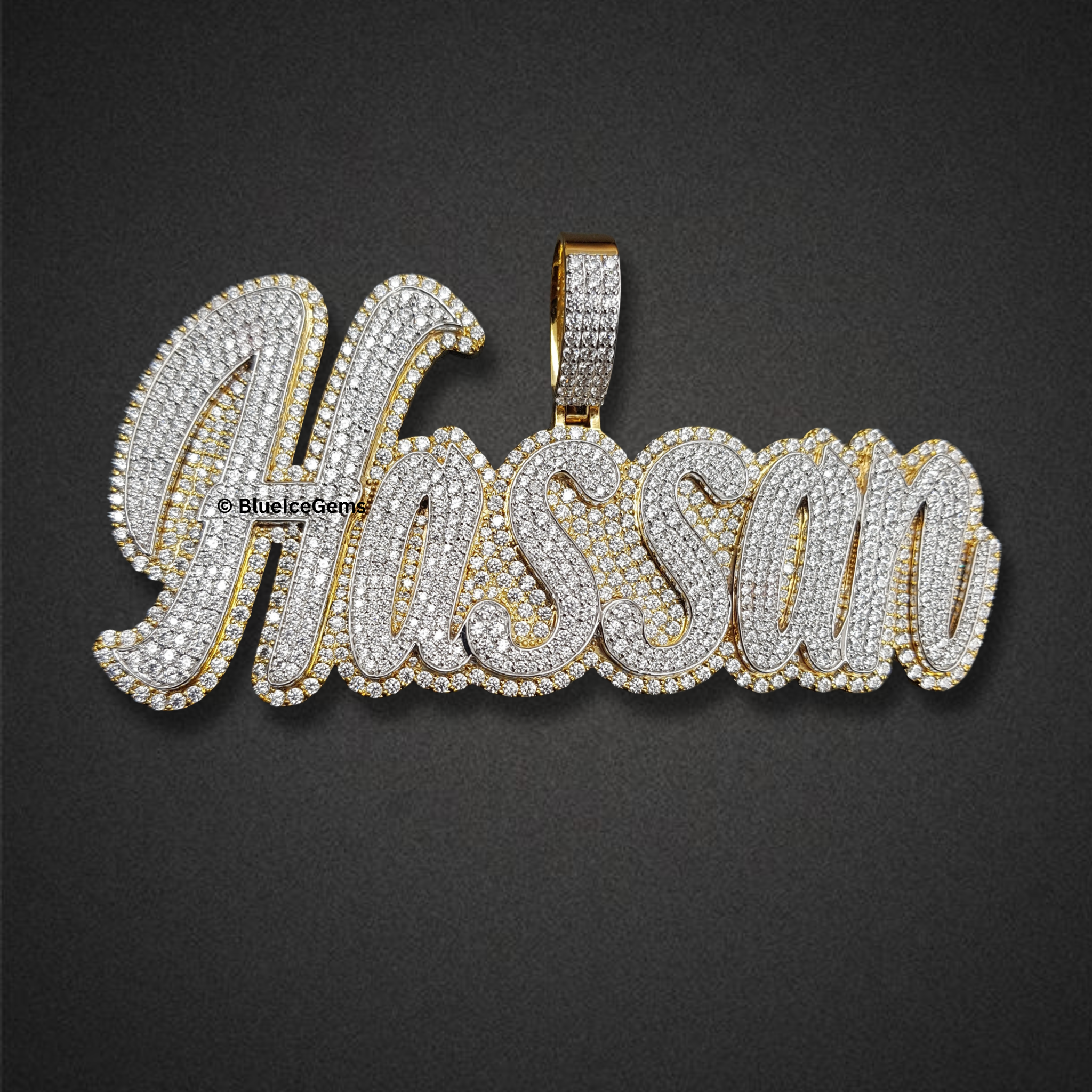 The "Hassan" Diamond Signature Pendant