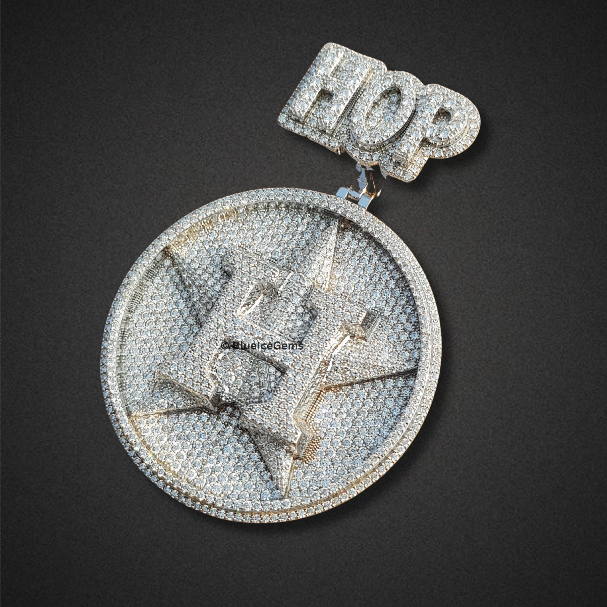 The "Houston Hip Hop" Diamond Medallion Pendant
