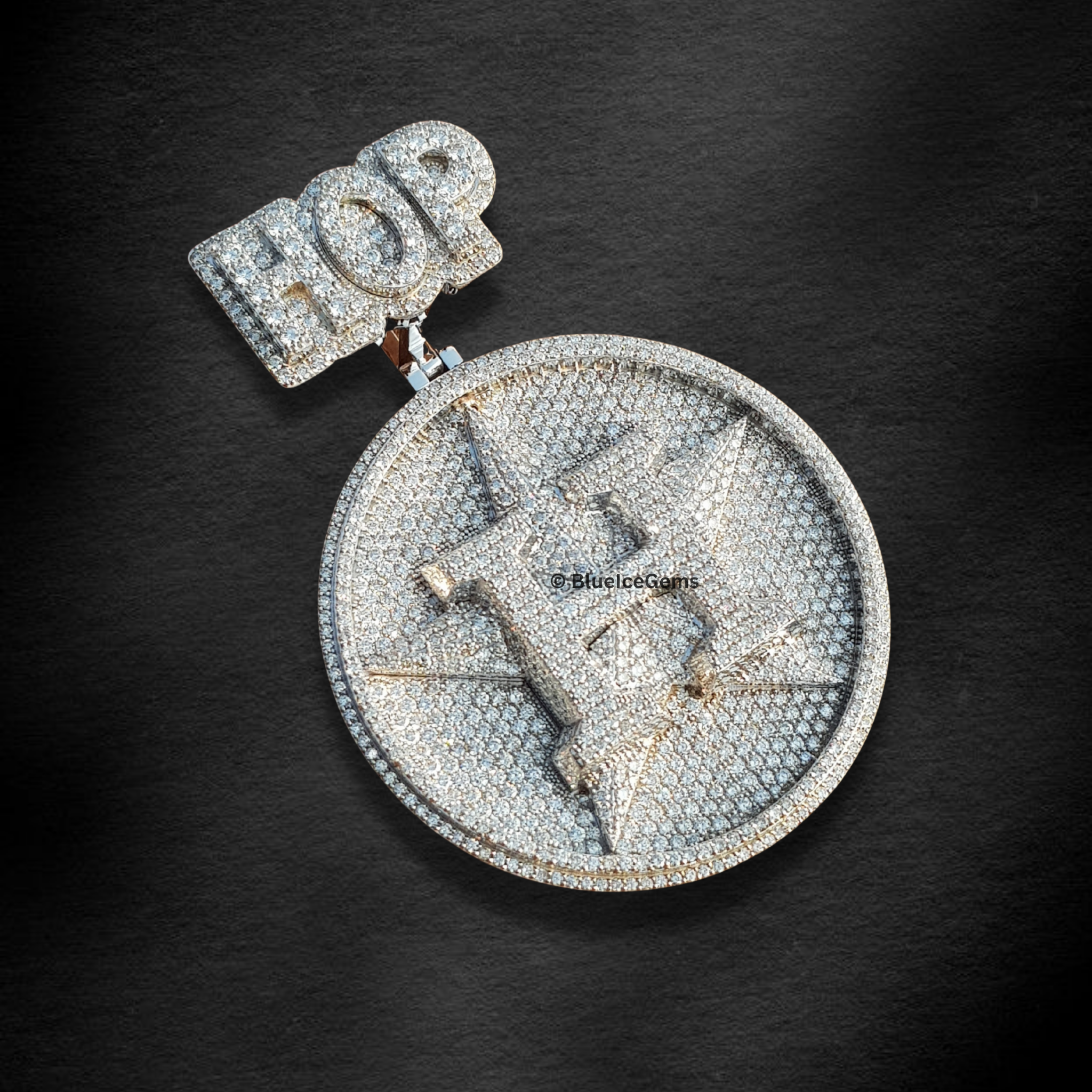 The "Houston Hip Hop" Diamond Medallion Pendant