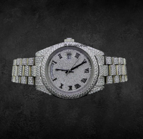 The "Ice Master" Diamond Pave Watch