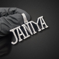 The "JANIYA" Diamond Block Letter Pendant
