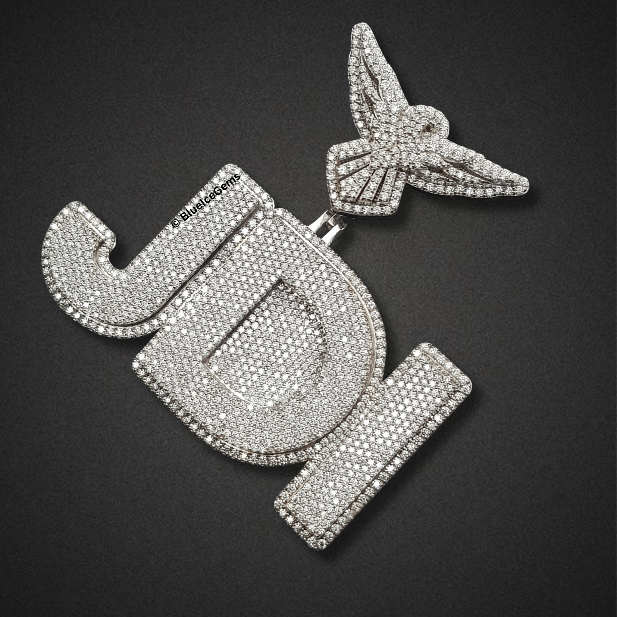 The "JDI" Diamond Dove Pendant