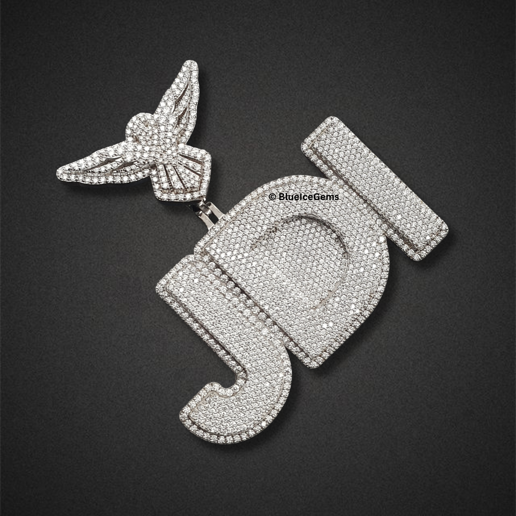 The "JDI" Diamond Dove Pendant