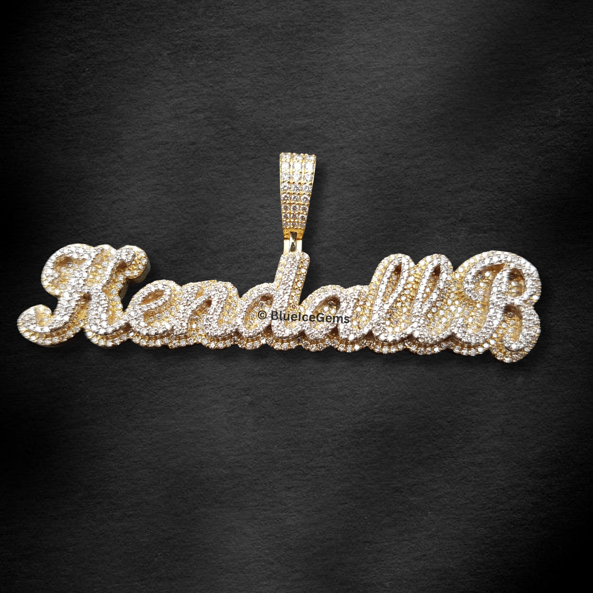 The "Kendall B" Diamond Signature Pendant