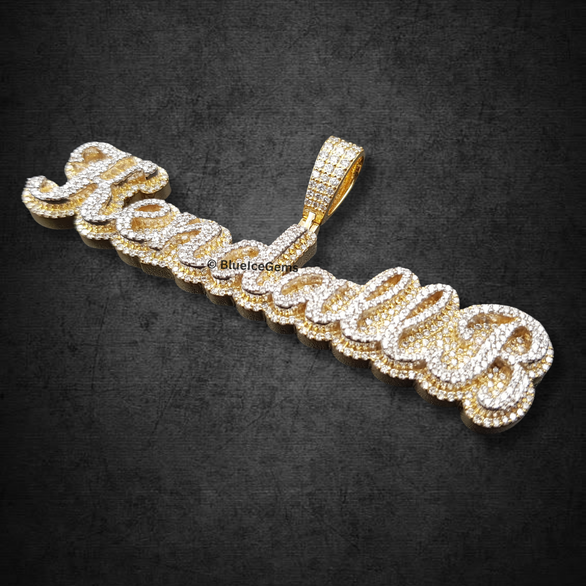 The "Kendall B" Diamond Signature Pendant