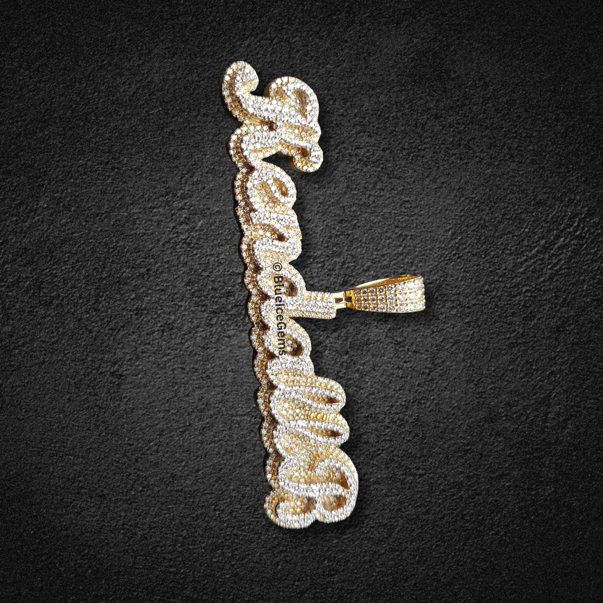 The "Kendall B" Diamond Signature Pendant