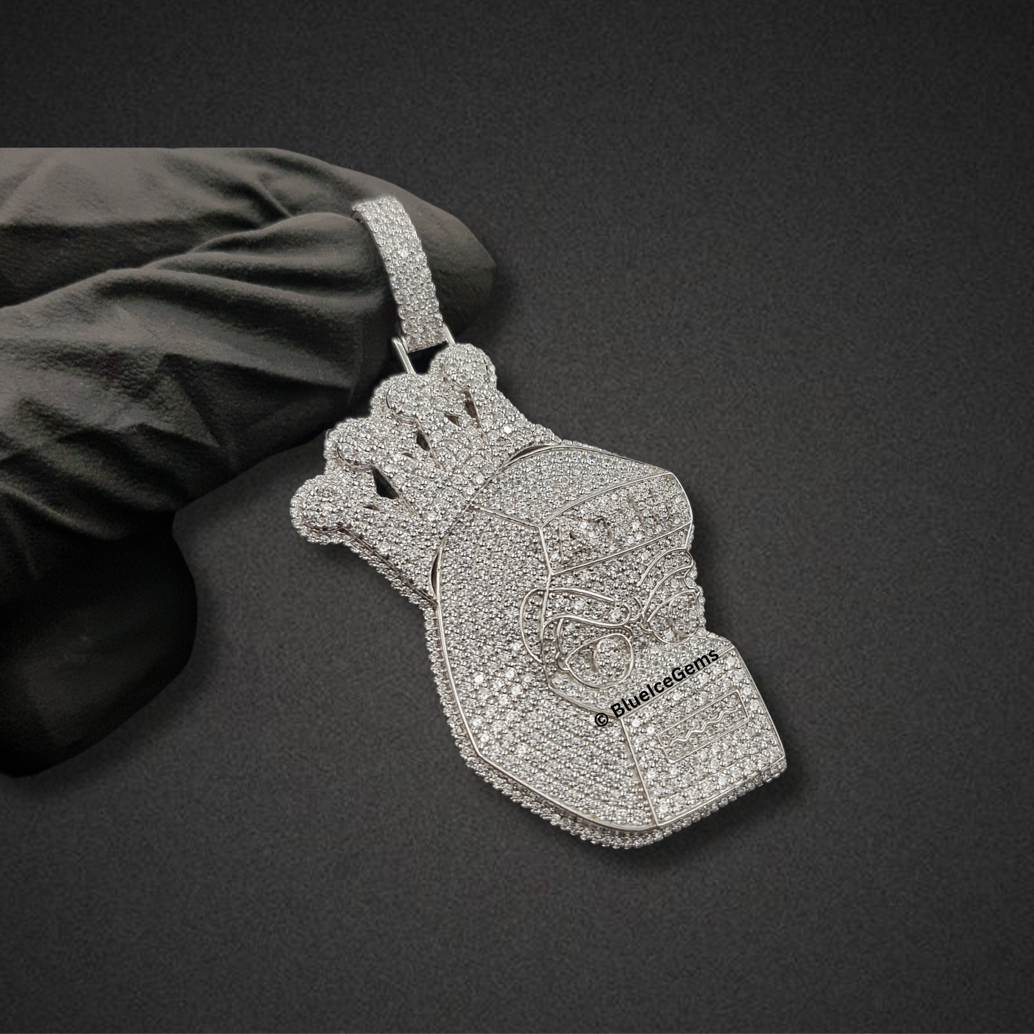 The "King of Diamonds" Regal Mask Pendant