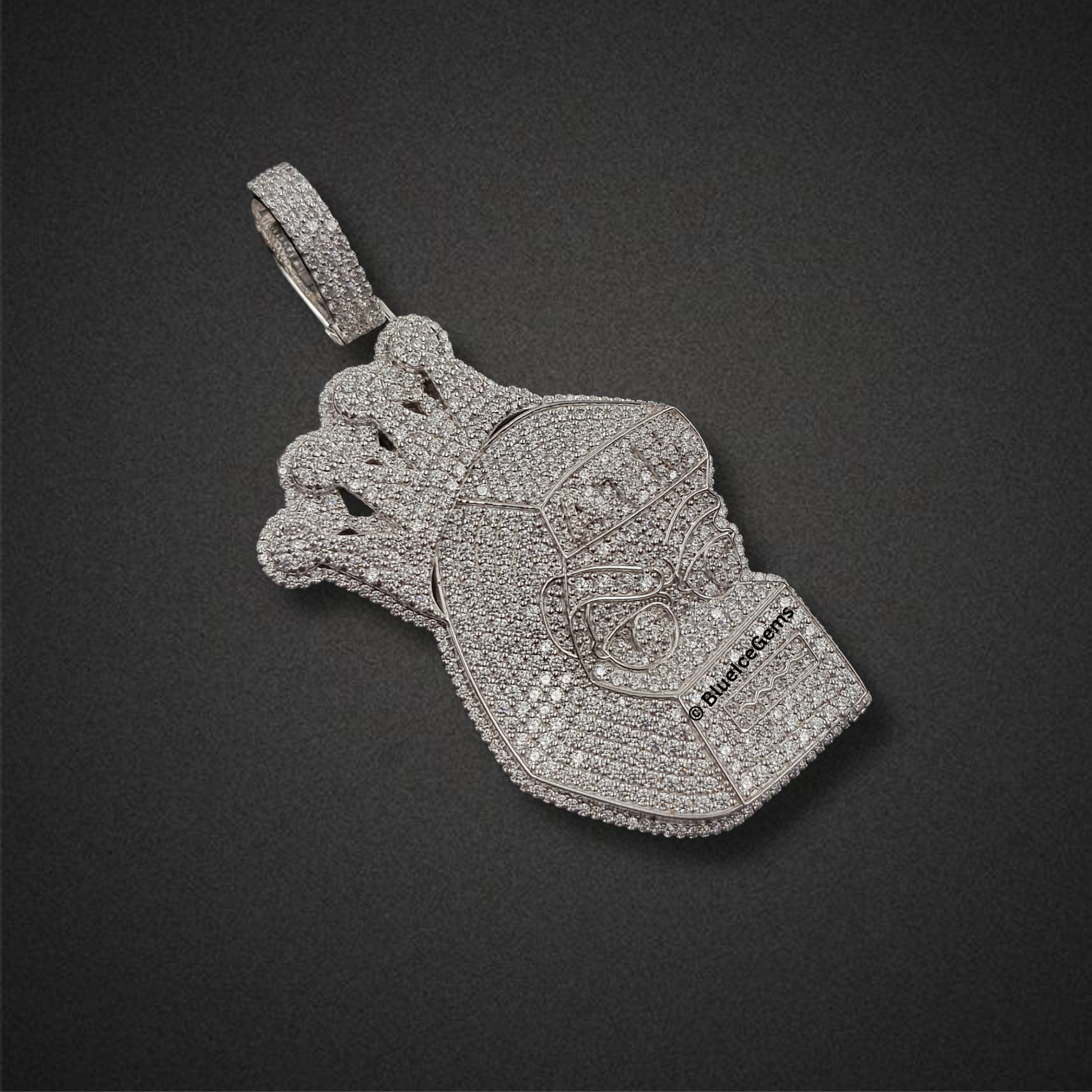 The "King of Diamonds" Regal Mask Pendant