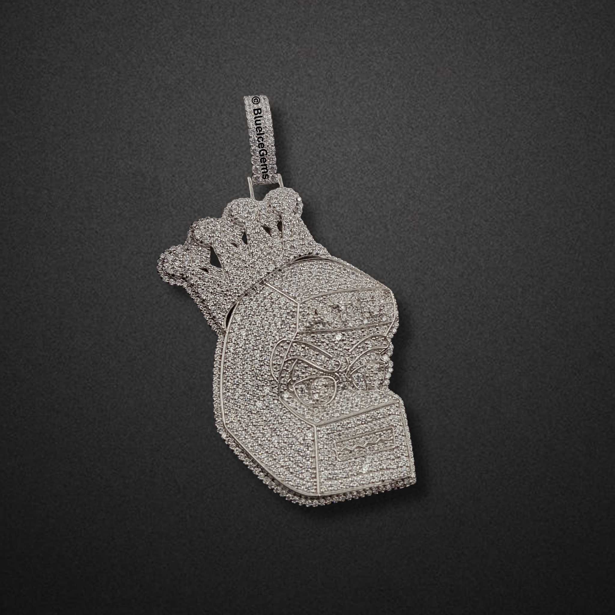 The "King of Diamonds" Regal Mask Pendant