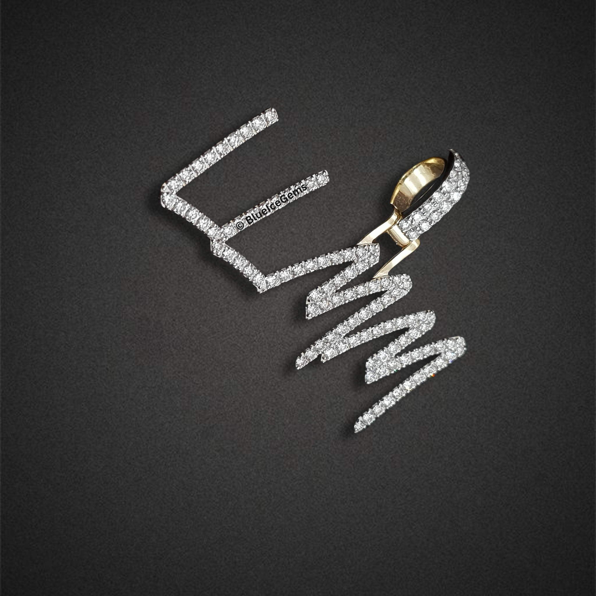The "Real Life" Diamond Narrative Medallion Pendant