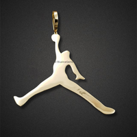 The "Leap of Gold" Iconic Silhouette Pendant