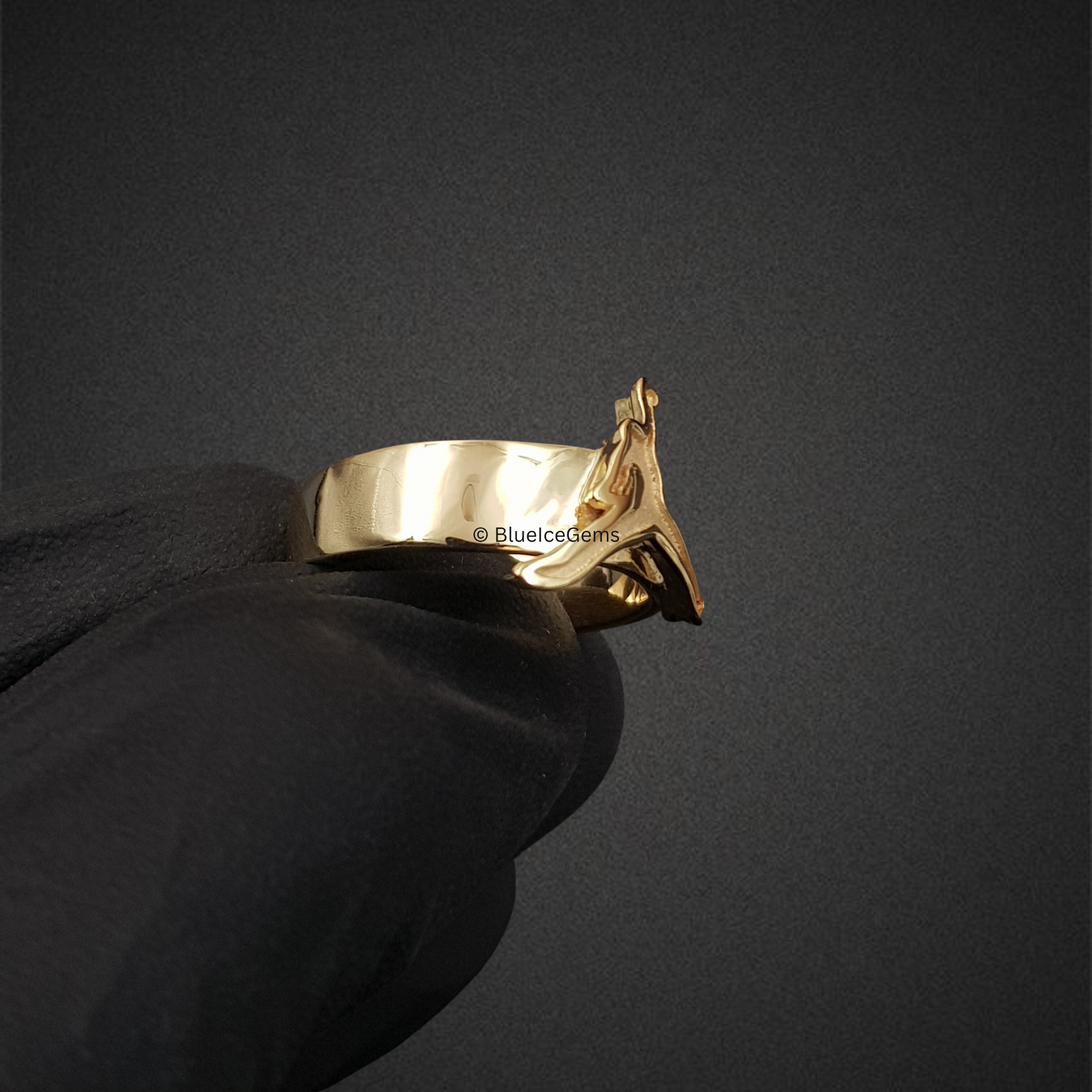 The "Leap of Gold" Iconic Silhouette Pendant