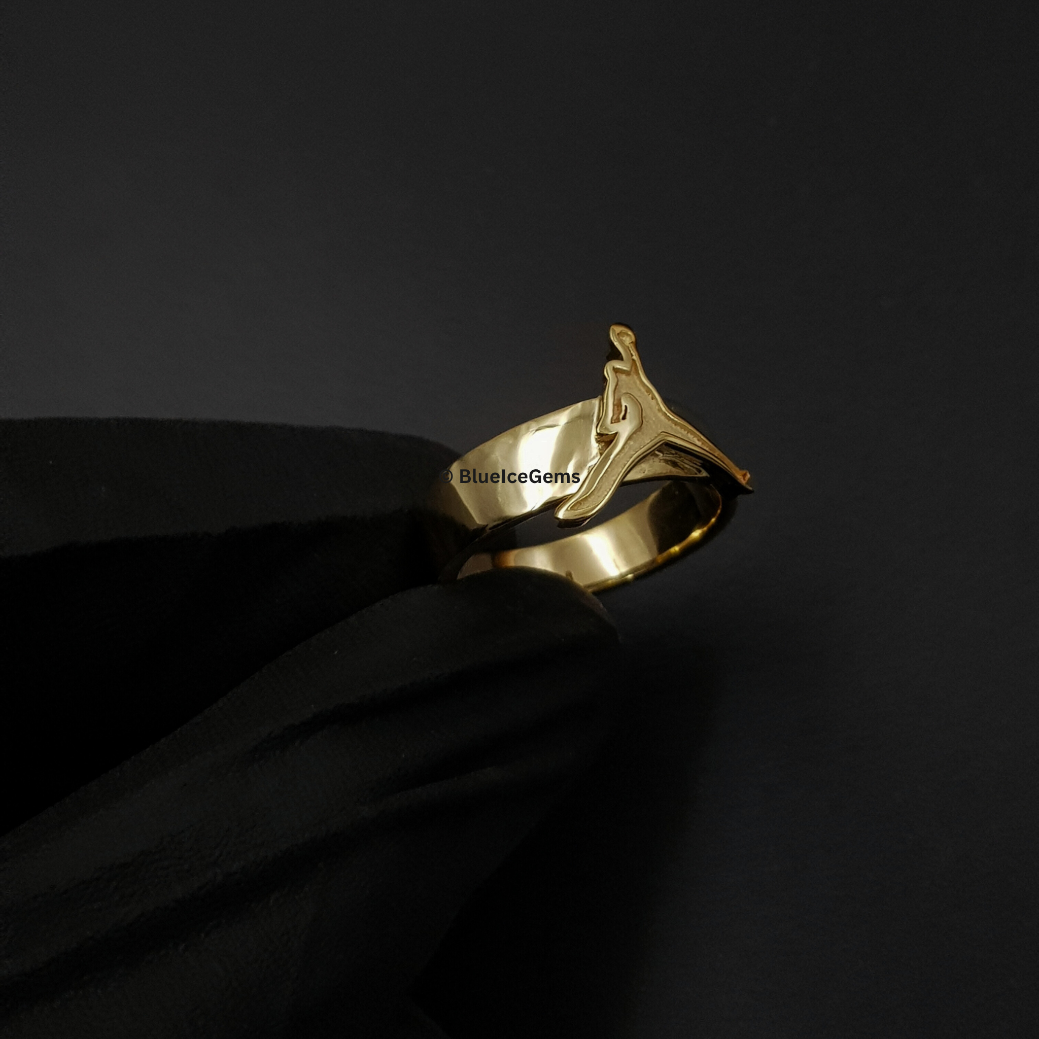 The "Leap of Gold" Iconic Silhouette Pendant