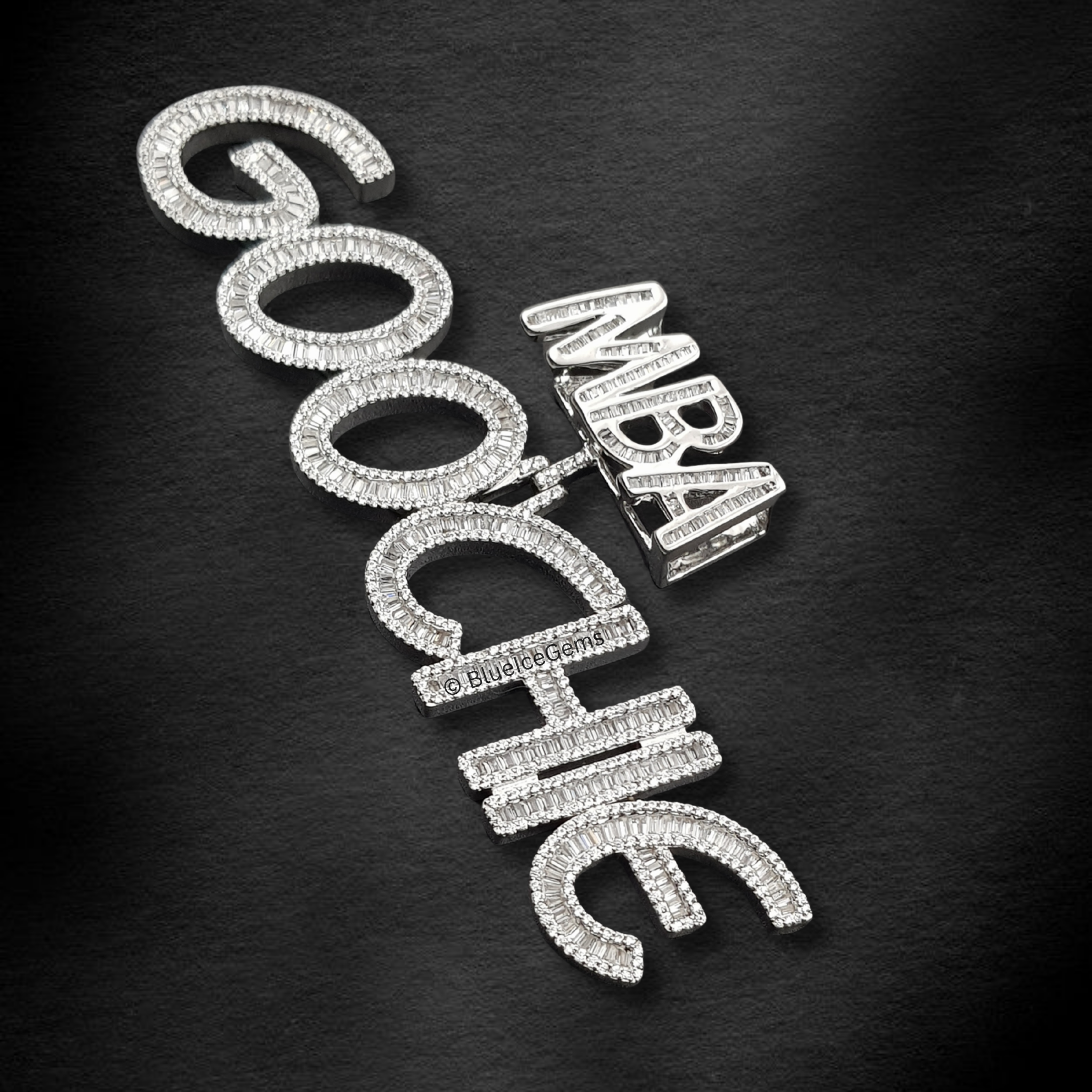 The "MBA GOOCHIE" Diamond Statement Pendant