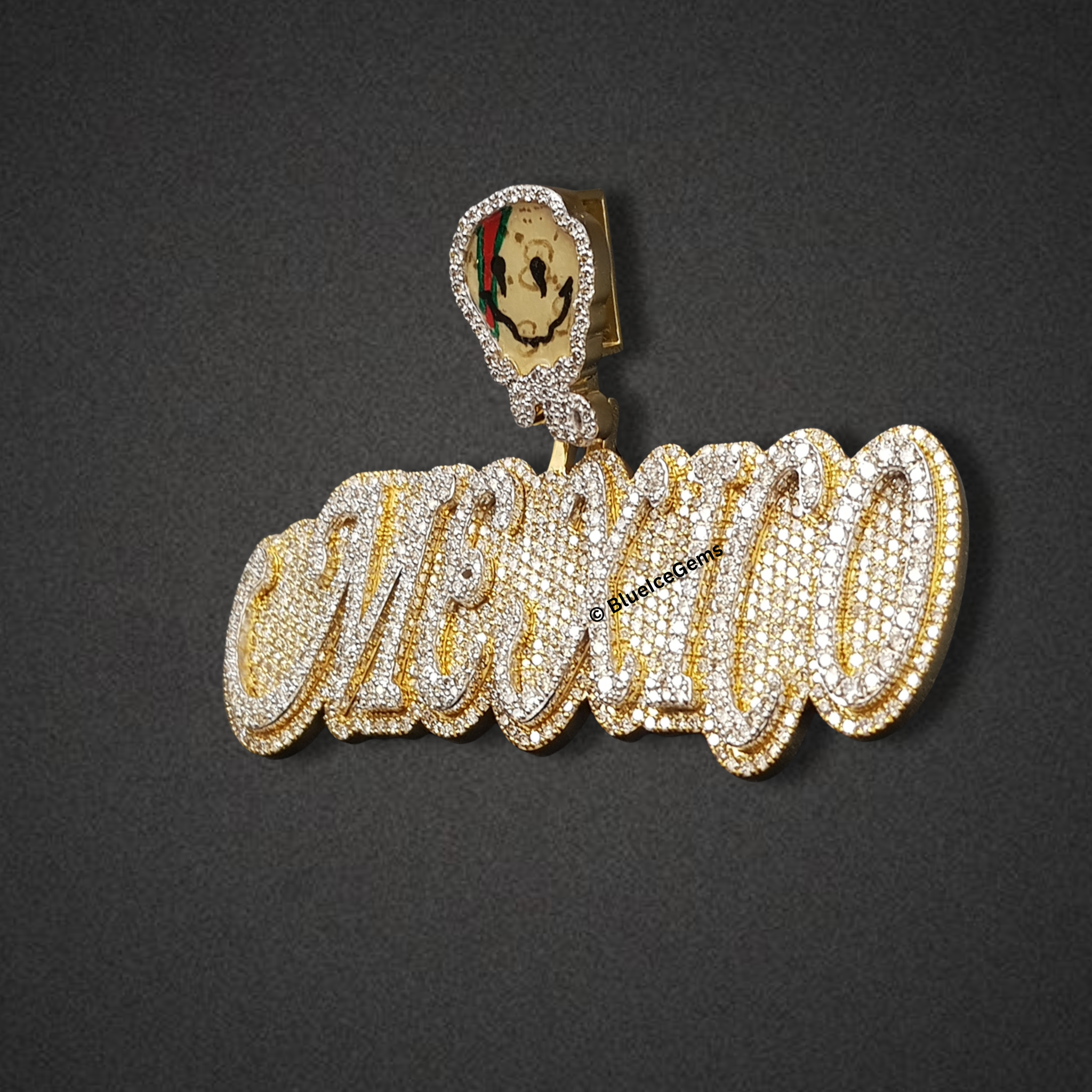 The "MEXICO" Diamond Grin Pendant