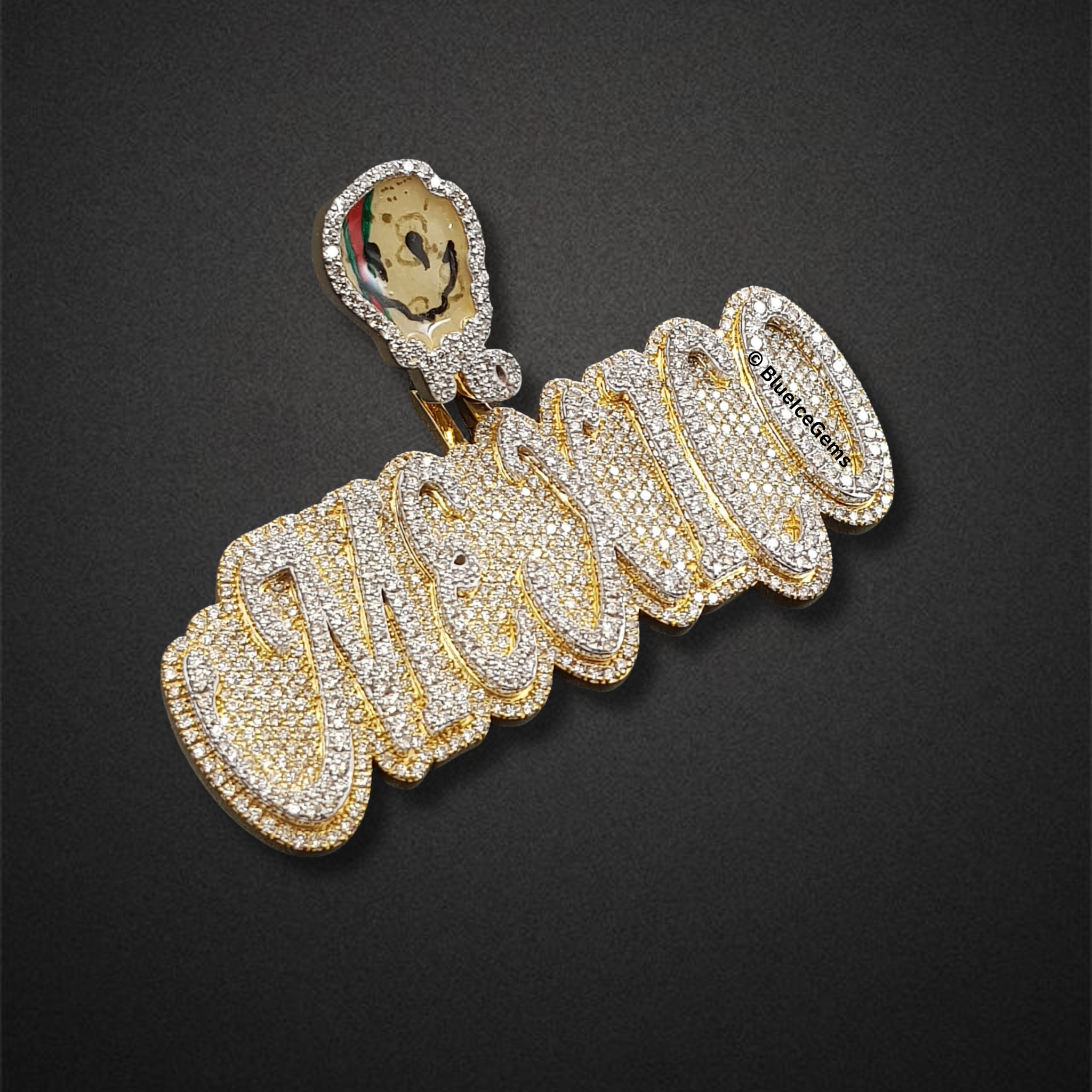The "MEXICO" Diamond Grin Pendant