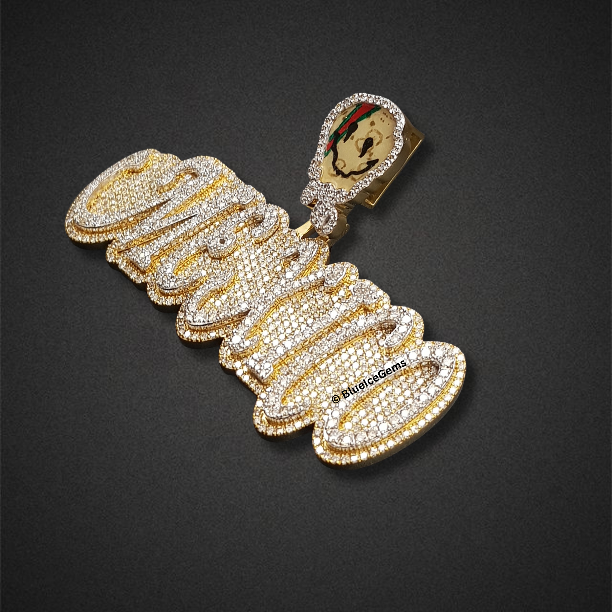 The "MEXICO" Diamond Grin Pendant