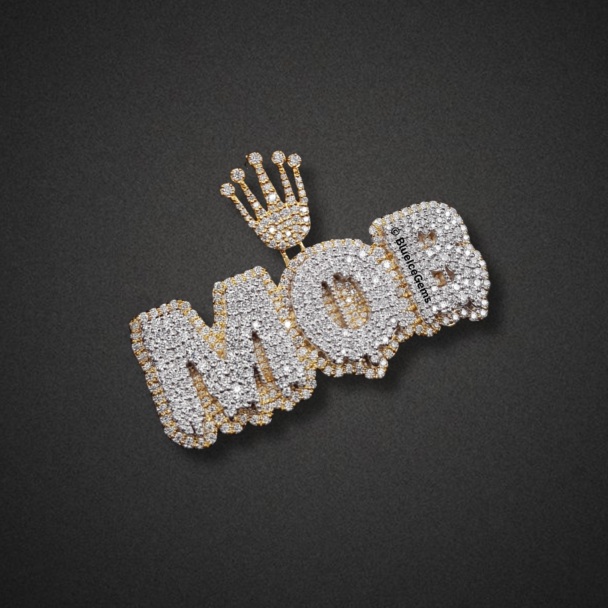 The "MOB" Crowned Diamond Statement Pendant