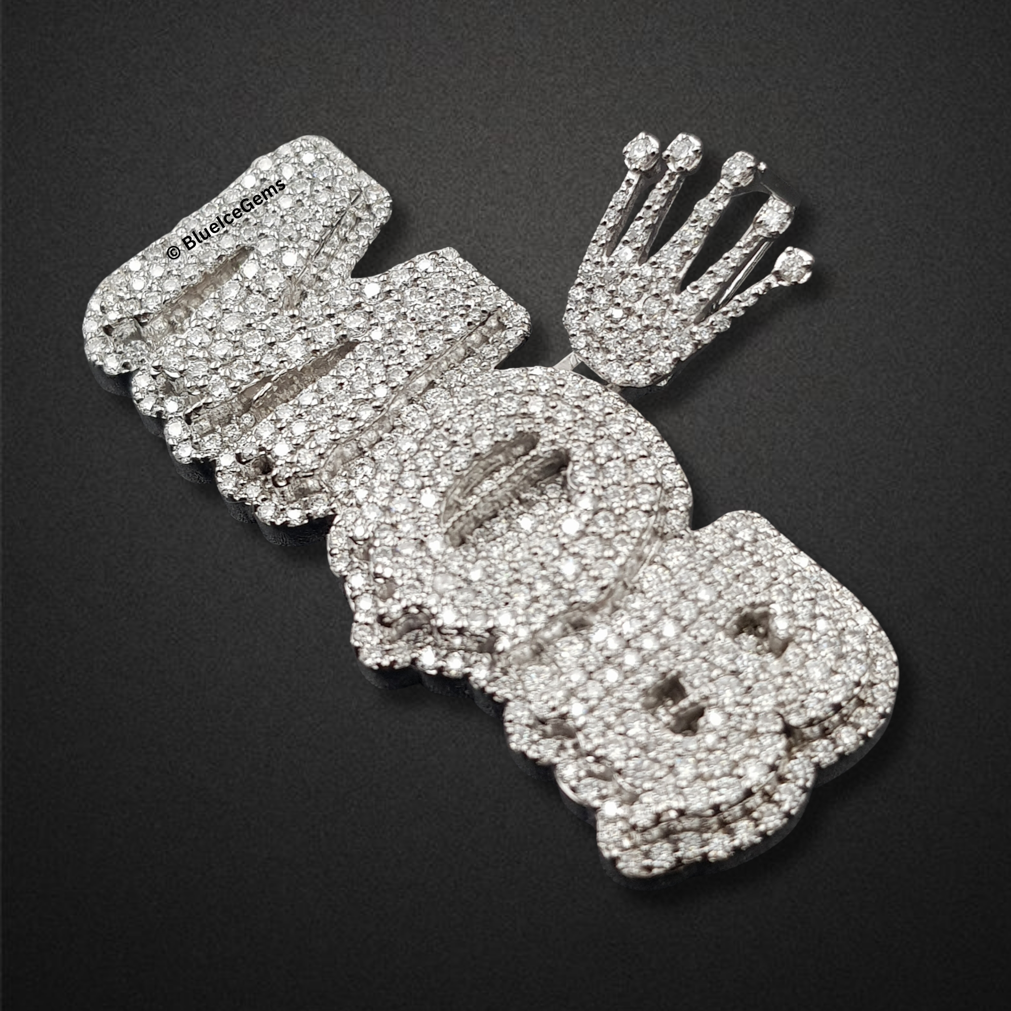 The "MOB" Crowned Diamond Statement Pendant