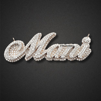 The "Mani" Diamond Signature Script Pendant