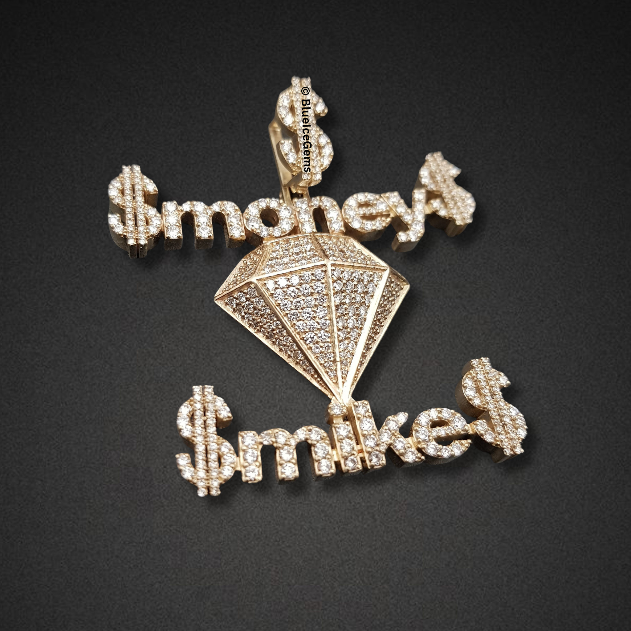 The "Money & Mike" Diamond Statement Pendant