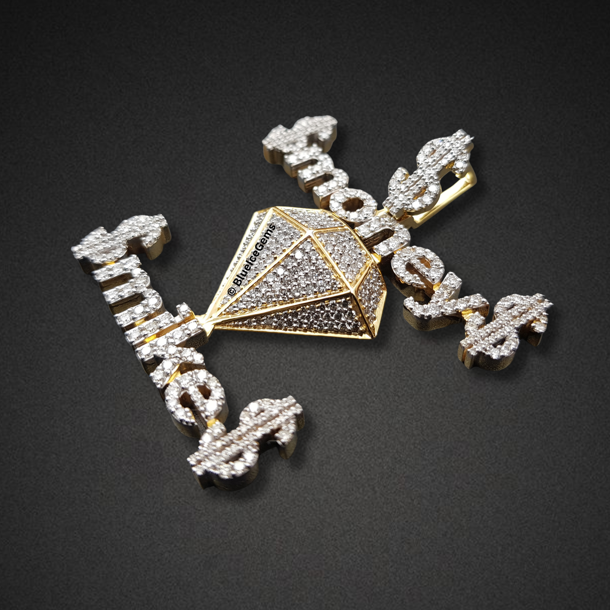The "Money & Mike" Diamond Statement Pendant