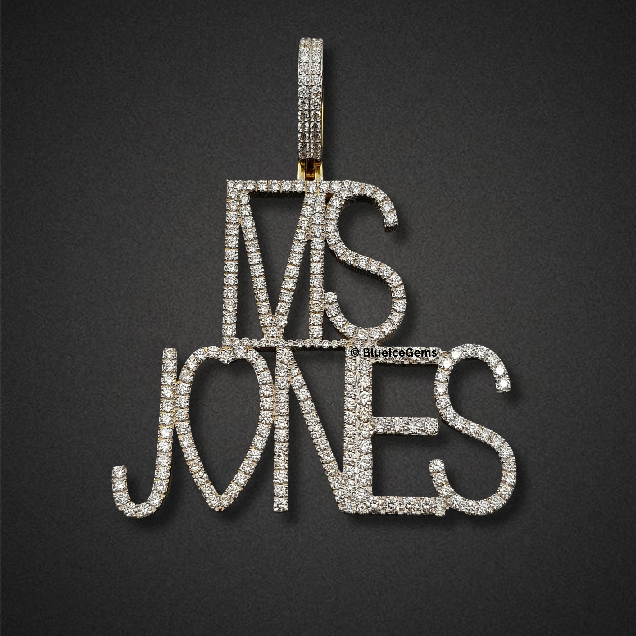 The "Ms. Jones" Heartfelt Diamond Pendant