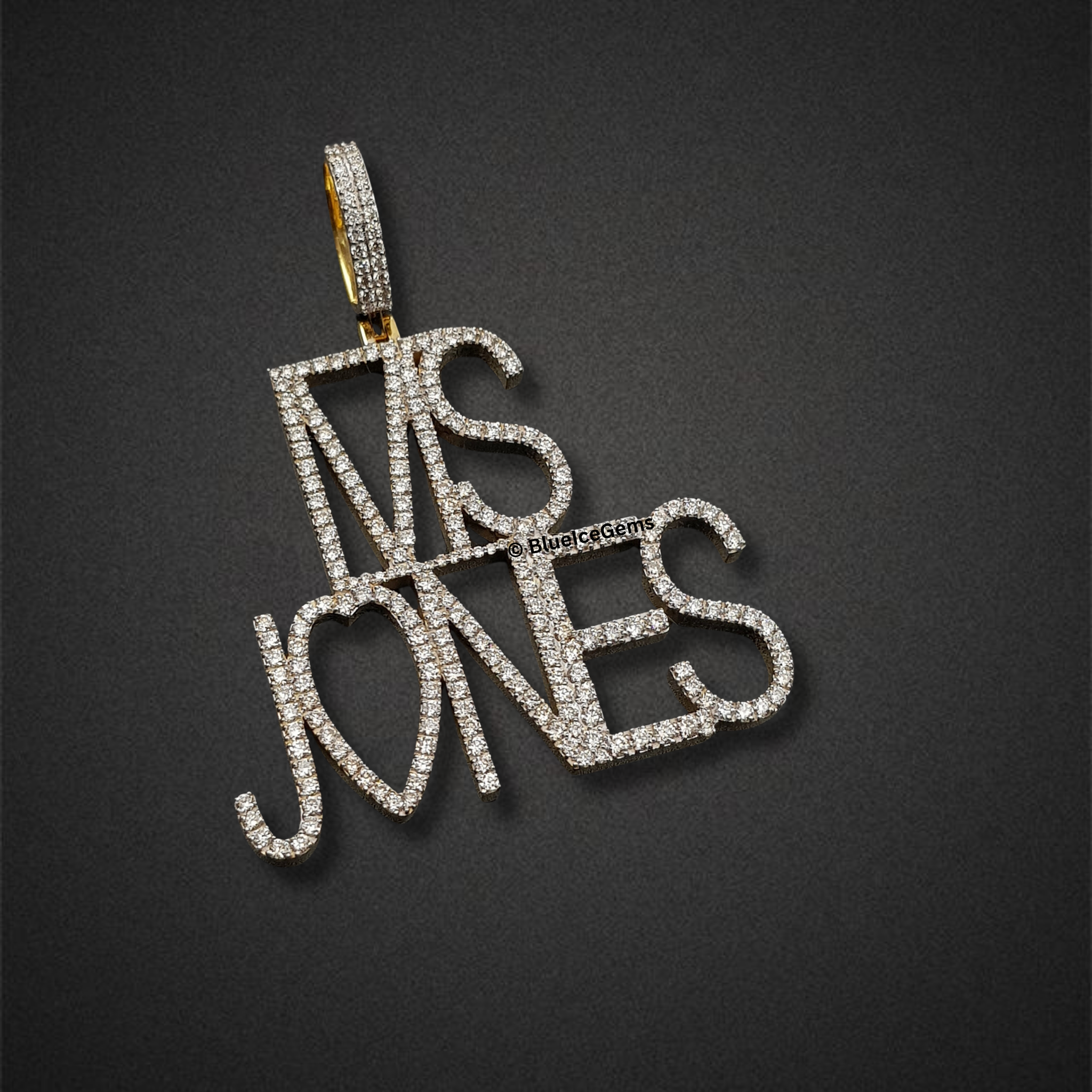 The "Ms. Jones" Heartfelt Diamond Pendant