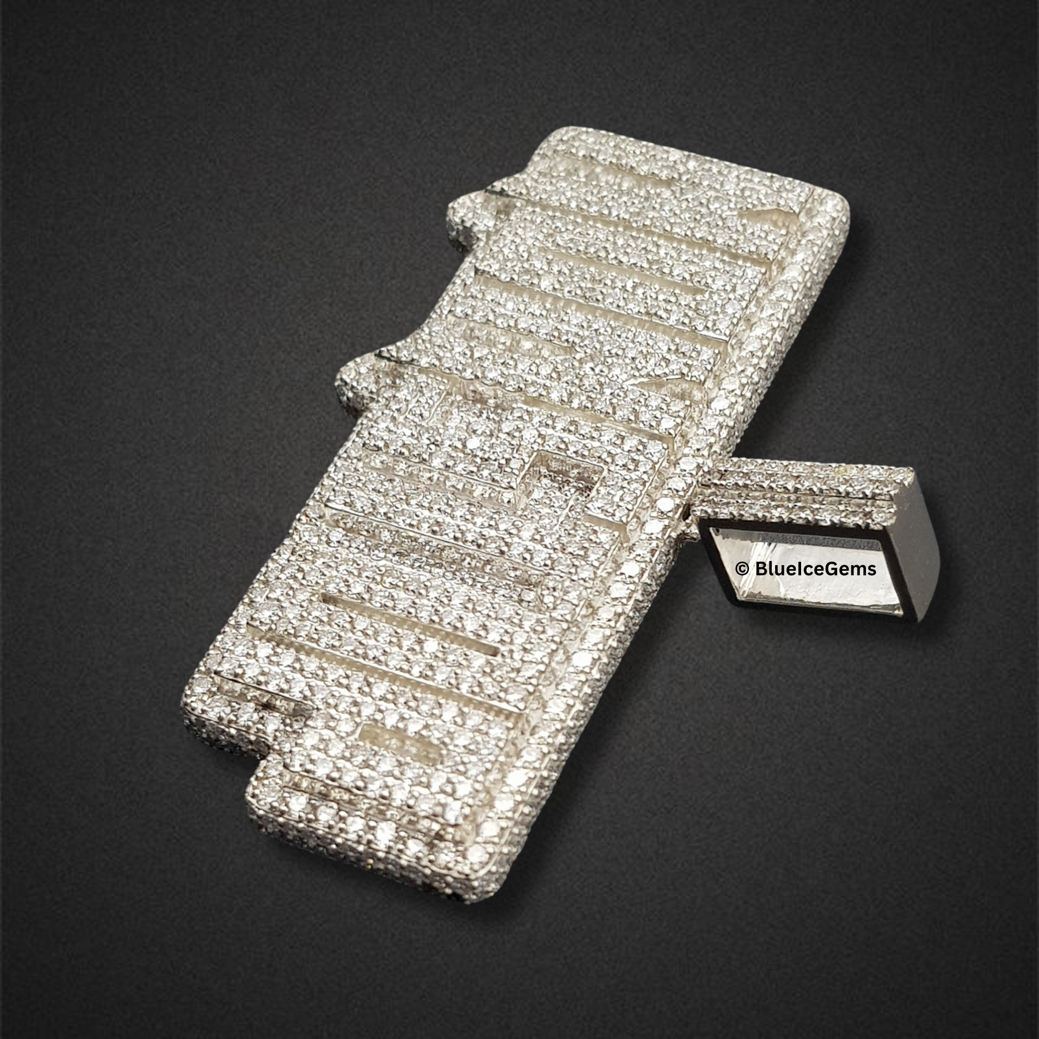 The "NONSTOP" Diamond Billboard Pendant