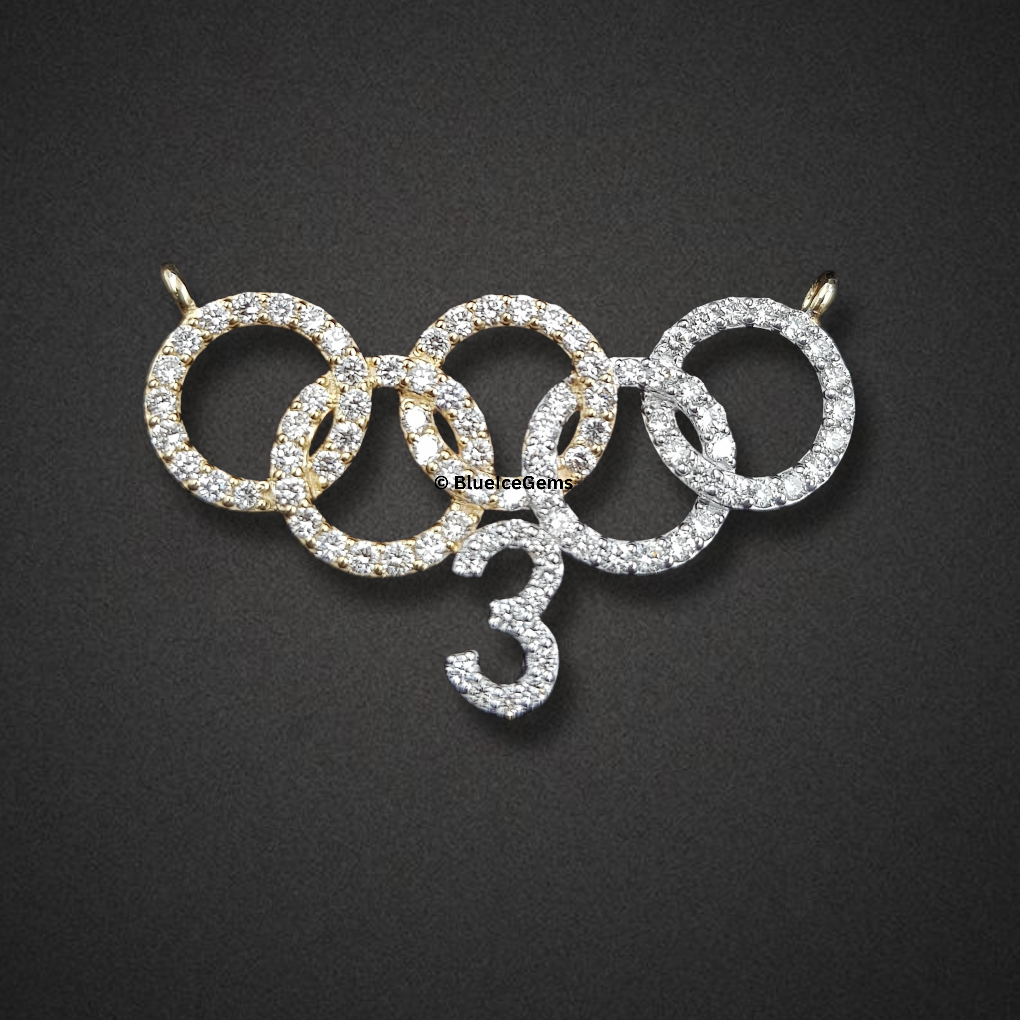 The "Olympic Spirit" Diamond Ring Pendant