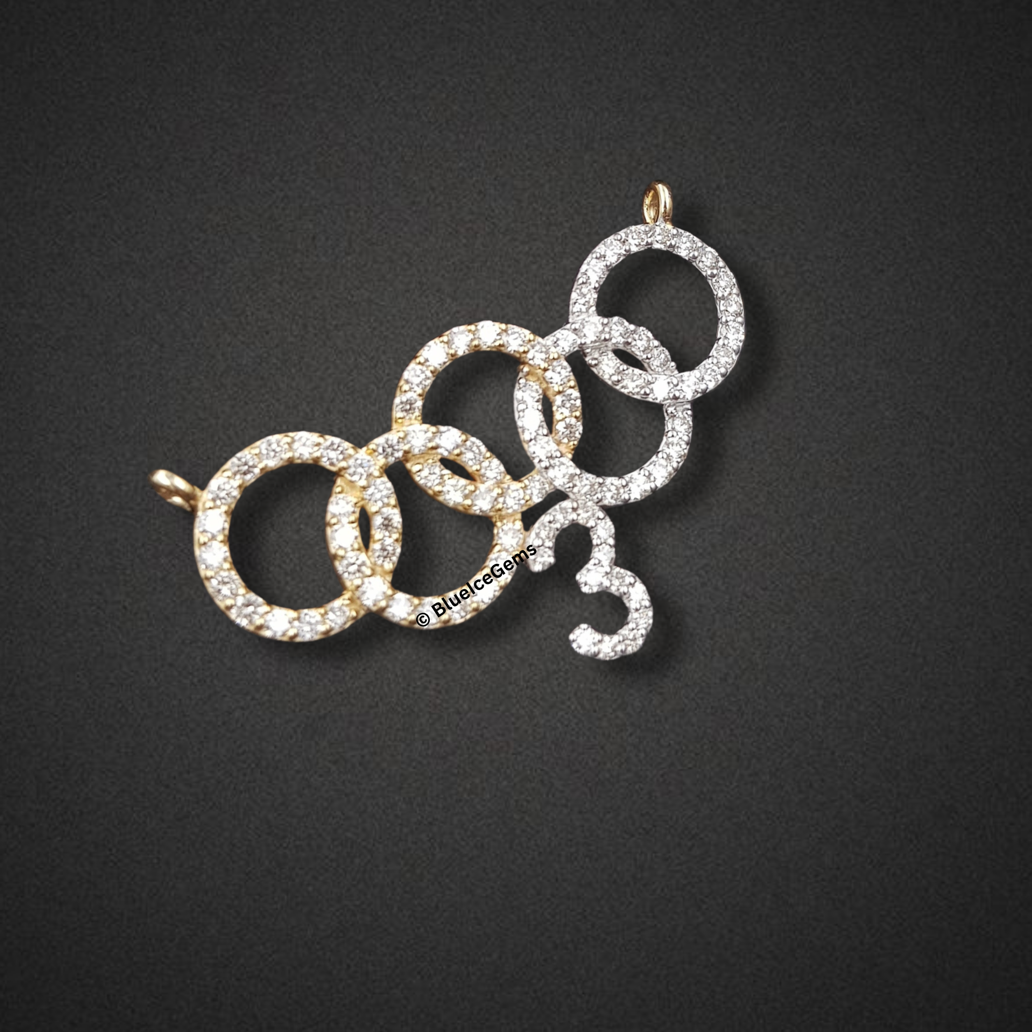 The "Olympic Spirit" Diamond Ring Pendant