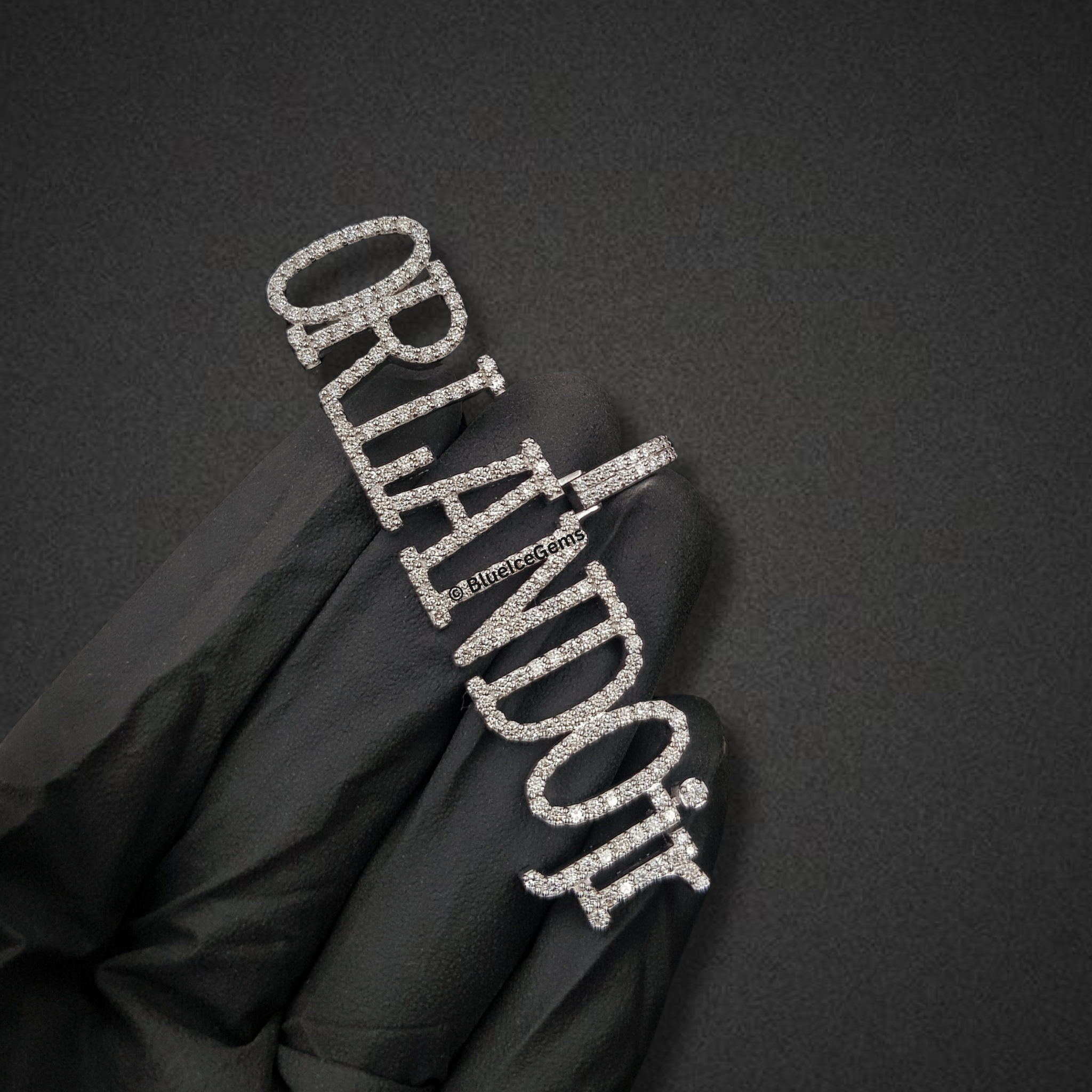 The "Orlando Jr." Diamond Name Pendant