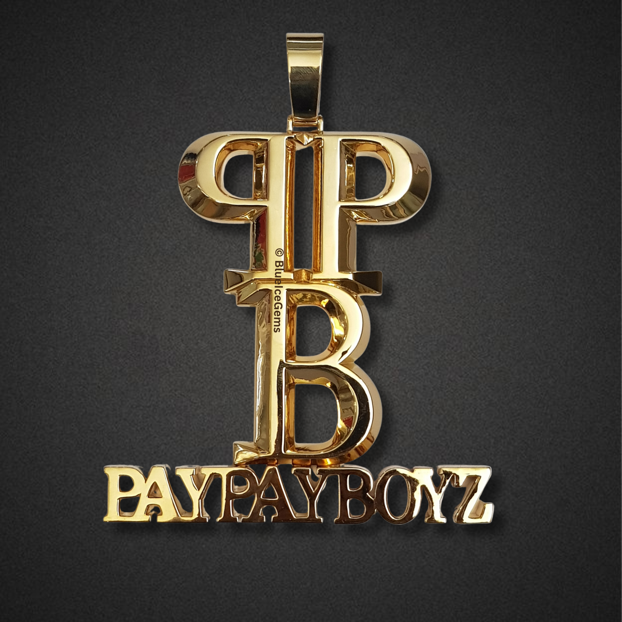 The "PB Paypayboyz" Statement Gold Pendant