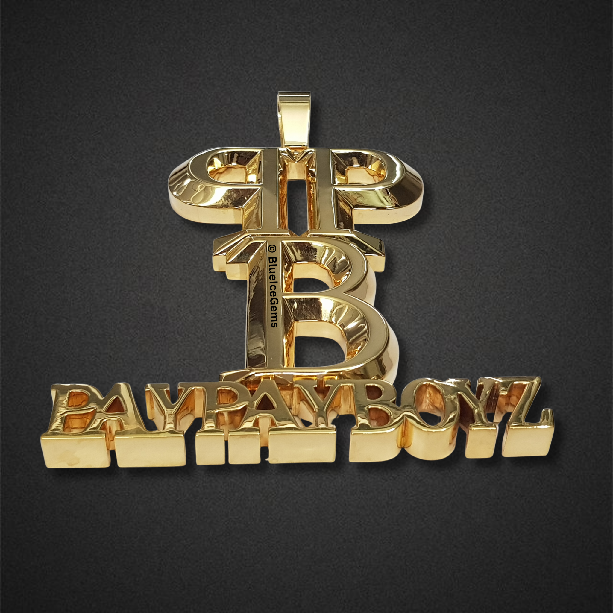 The "PB Paypayboyz" Statement Gold Pendant
