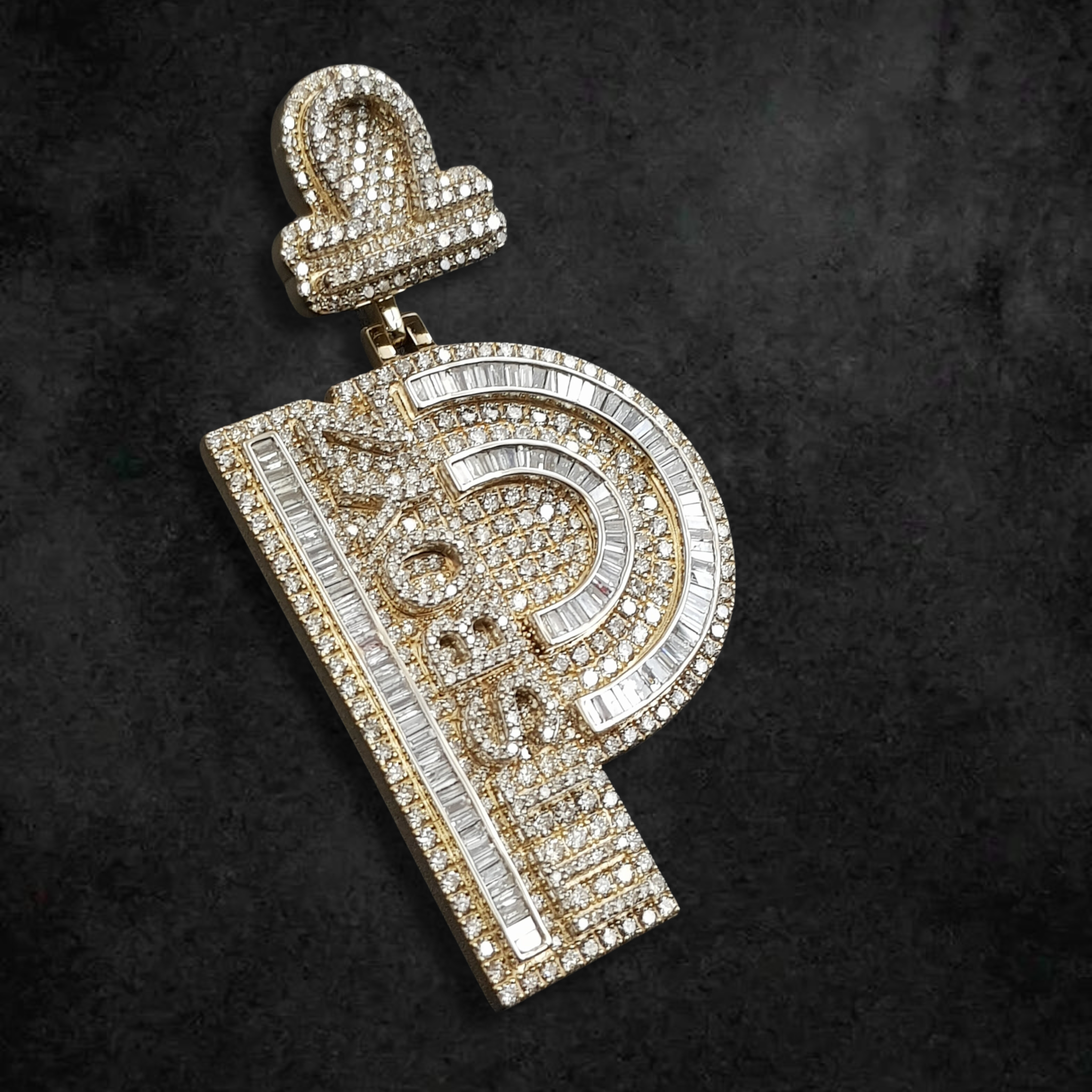 The "P" Libra Diamond Statement Pendant