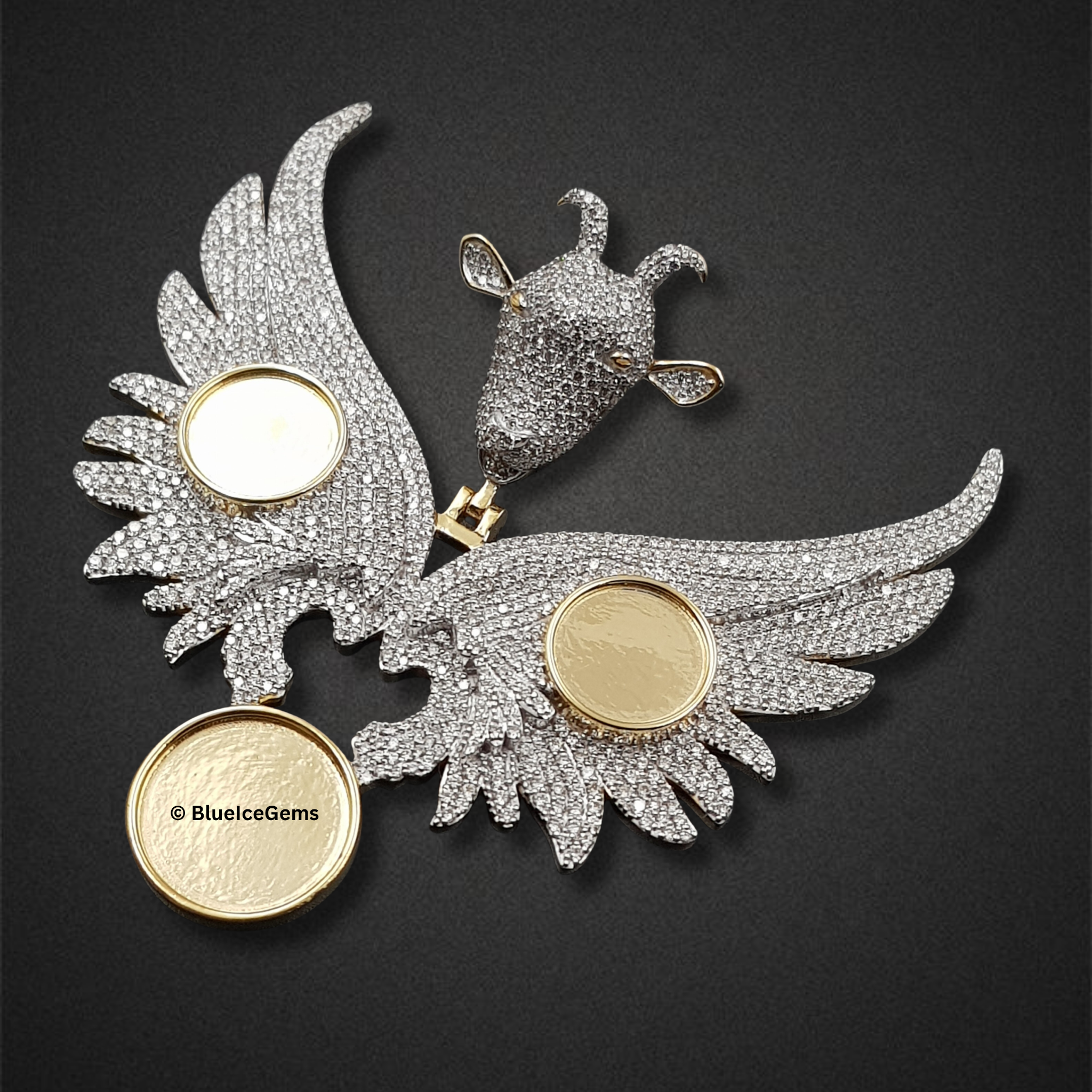 The "Pegasus Dream" Diamond Medallion Pendant