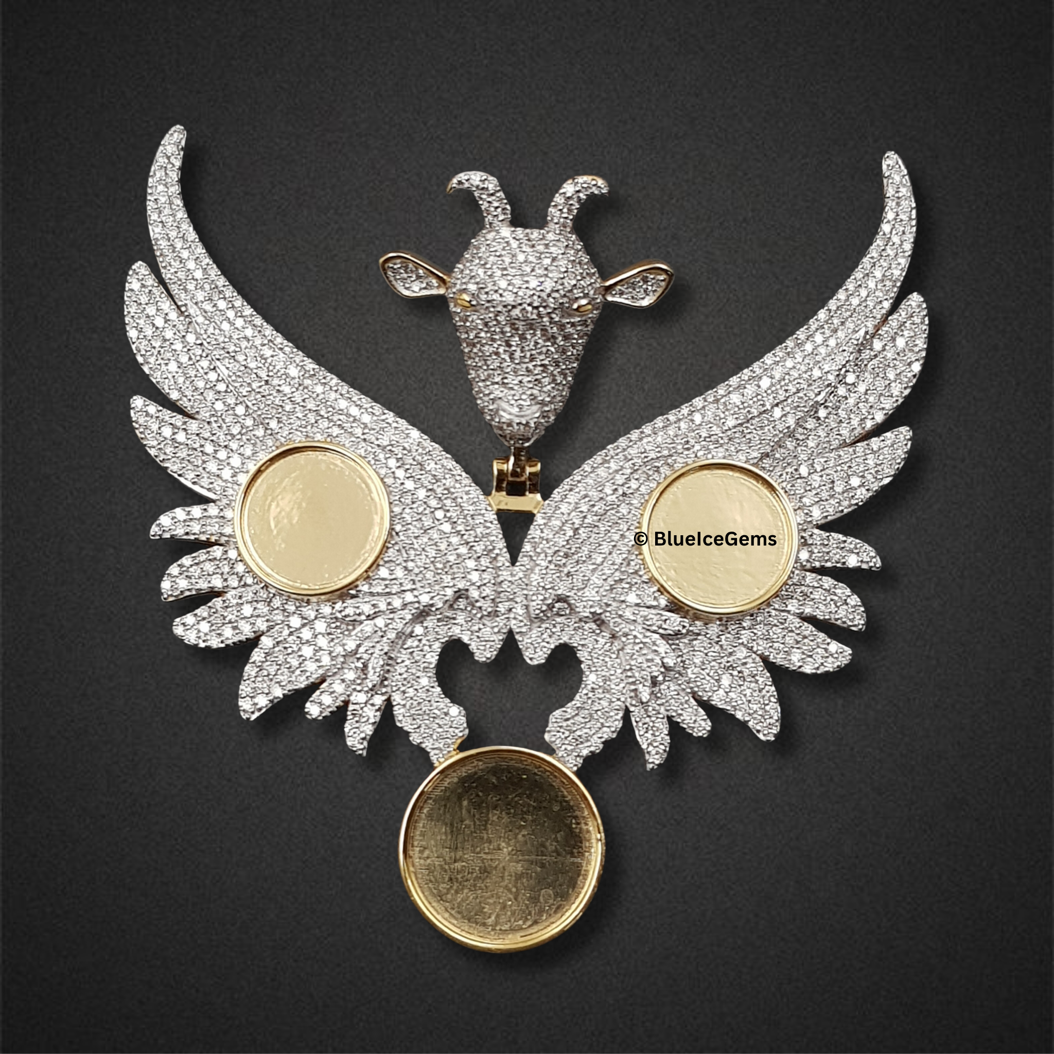 The "Pegasus Dream" Diamond Medallion Pendant
