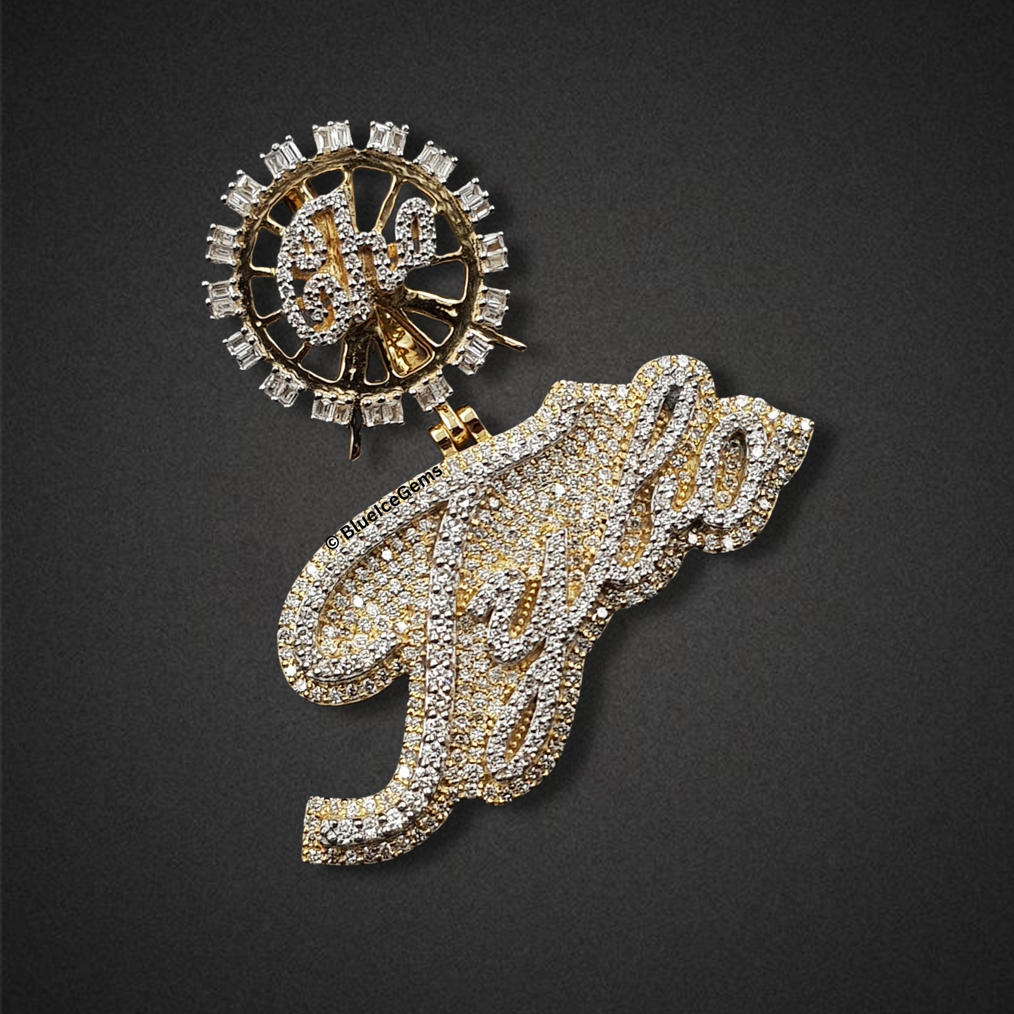 The "Polo" Wheel of Fortune Diamond Pendant