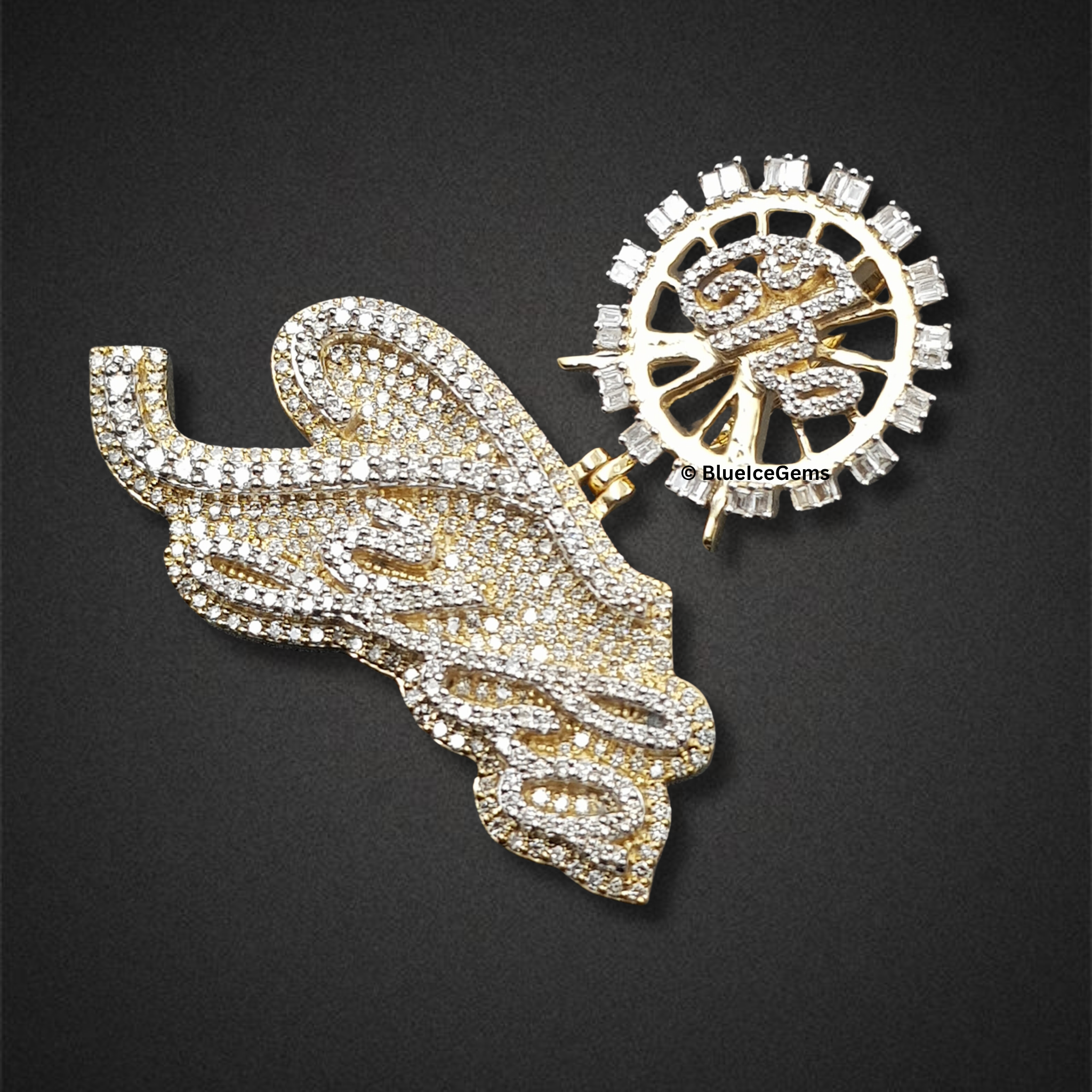 The "Polo" Wheel of Fortune Diamond Pendant