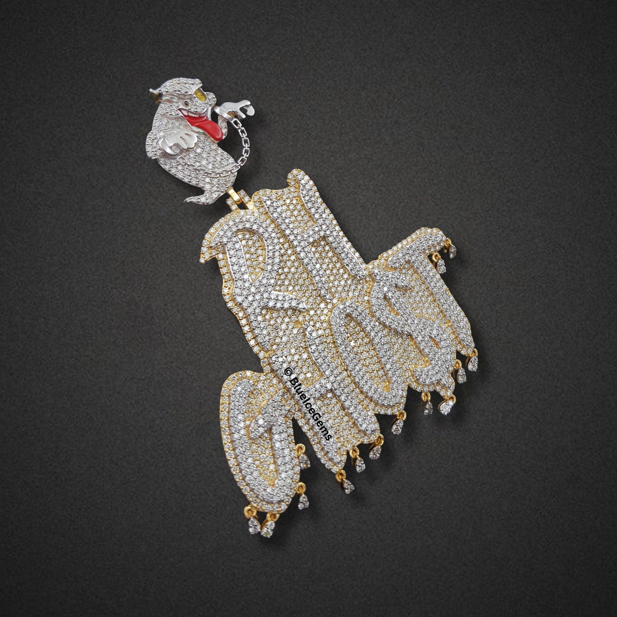 The "RH Ghost" Diamond Drip Pendant