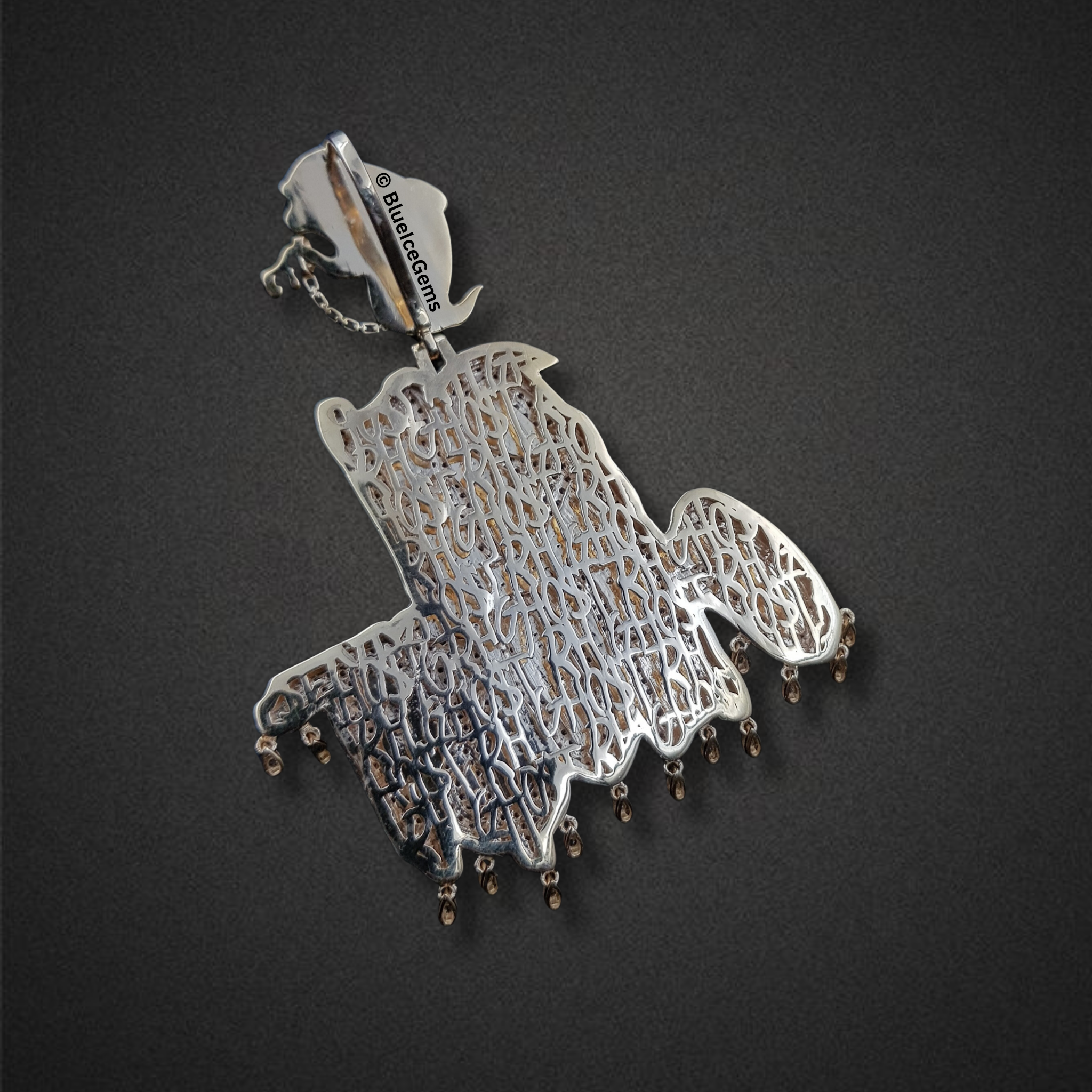 The "RH Ghost" Diamond Drip Pendant
