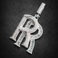 The "RR" Prestige Diamond Emblem Pendant