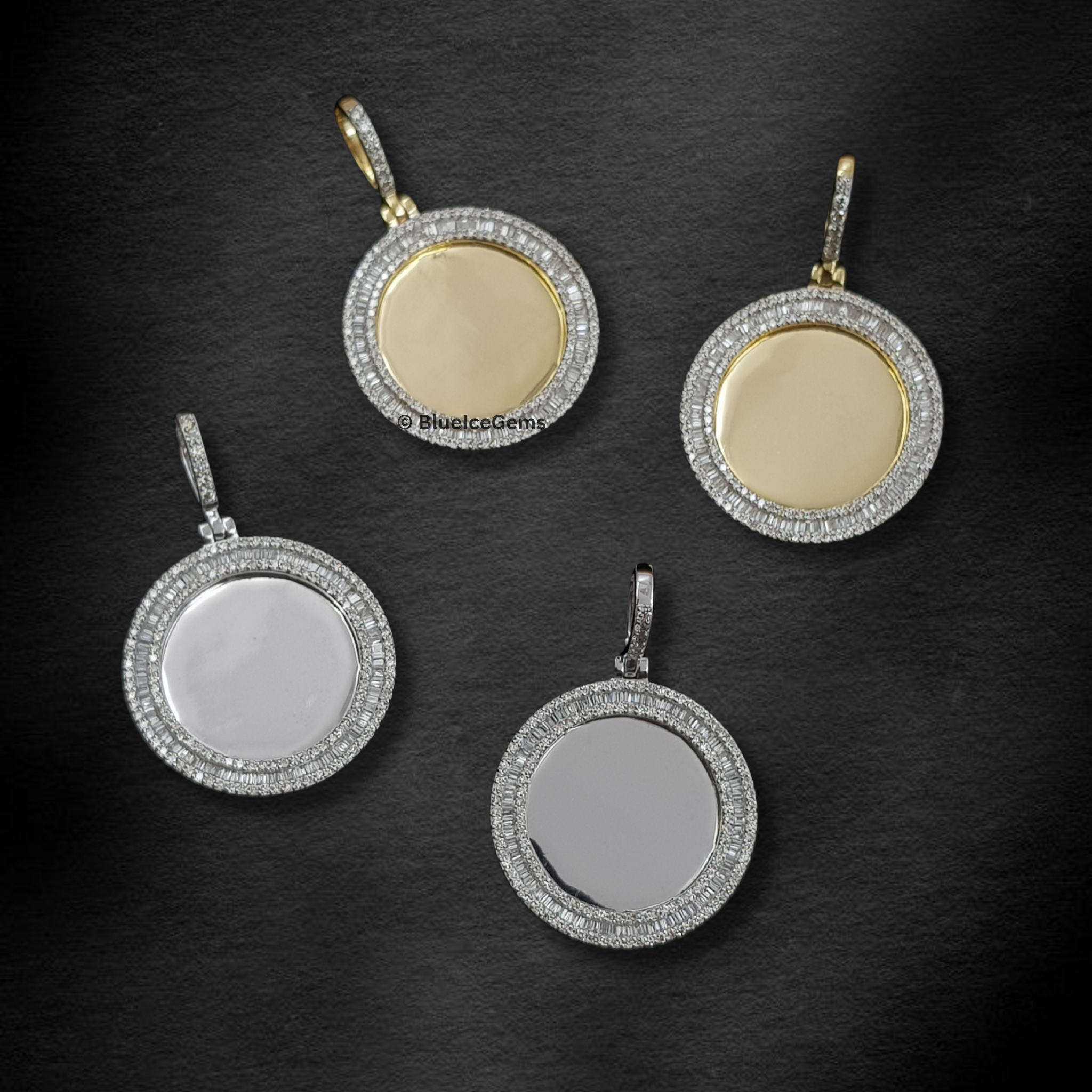 The "Radiant Medallion" Custom Photo Pendant Collection
