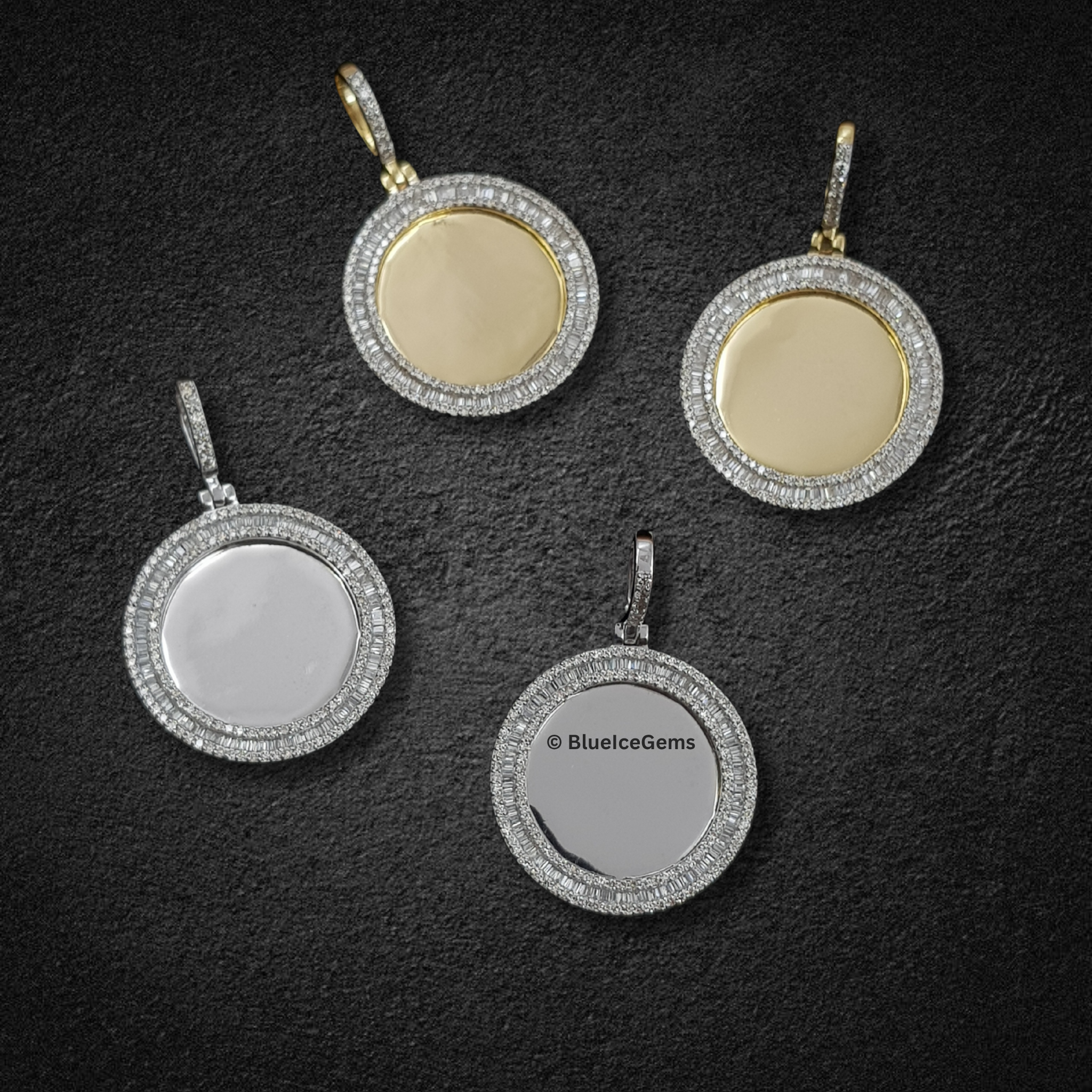 The "Radiant Medallion" Custom Photo Pendant Collection