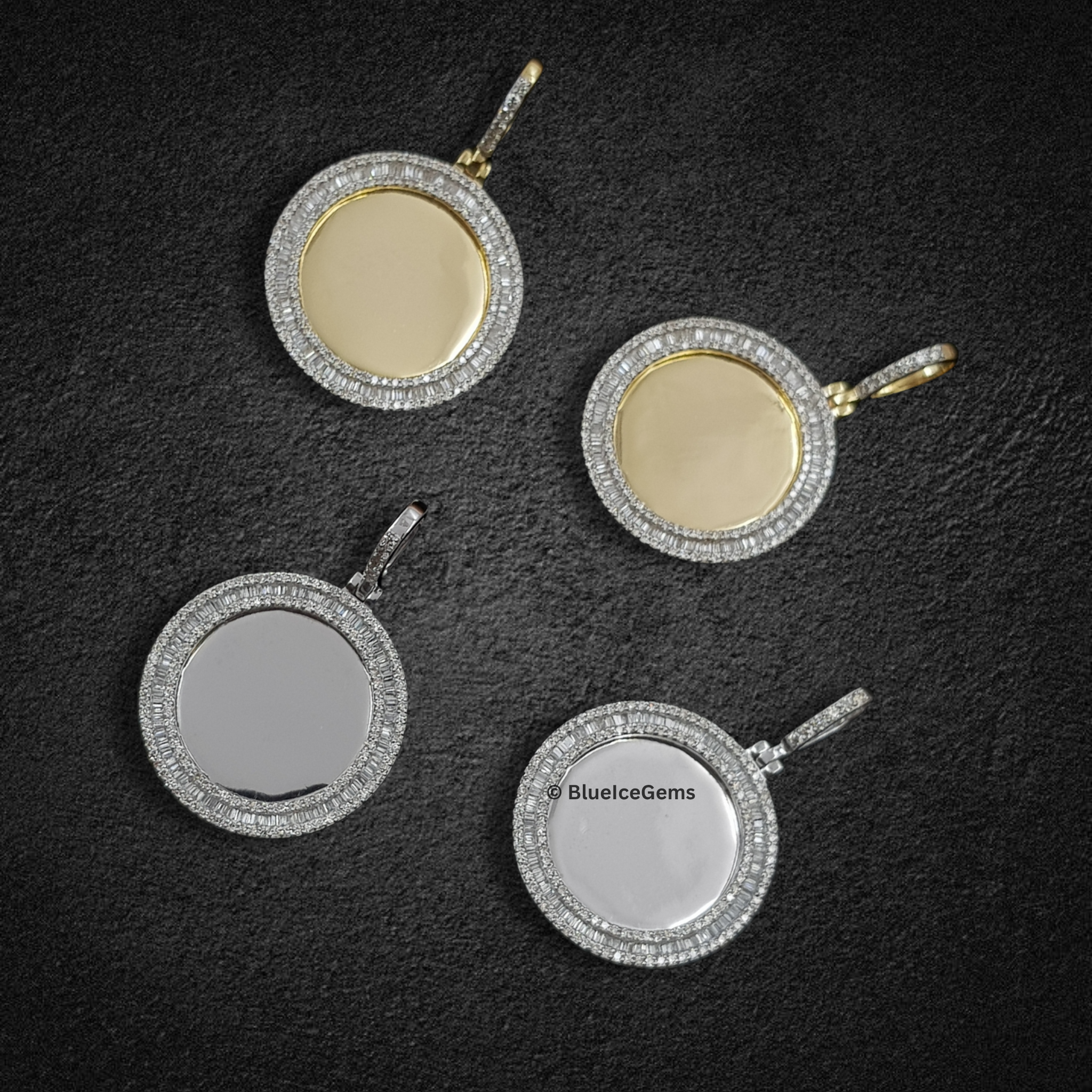 The "Radiant Medallion" Custom Photo Pendant Collection