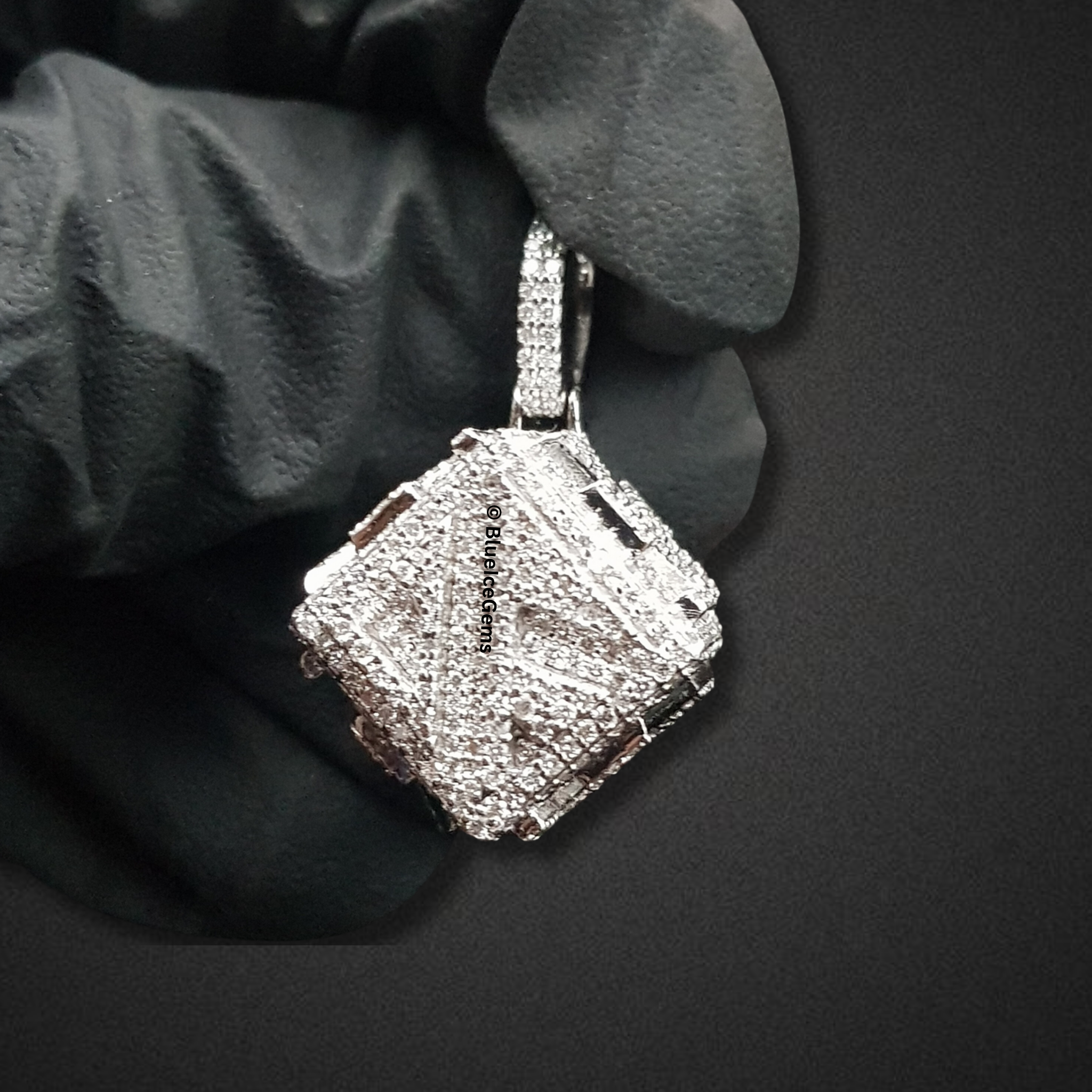 The "Raw Diamond" Meteorite Pendant
