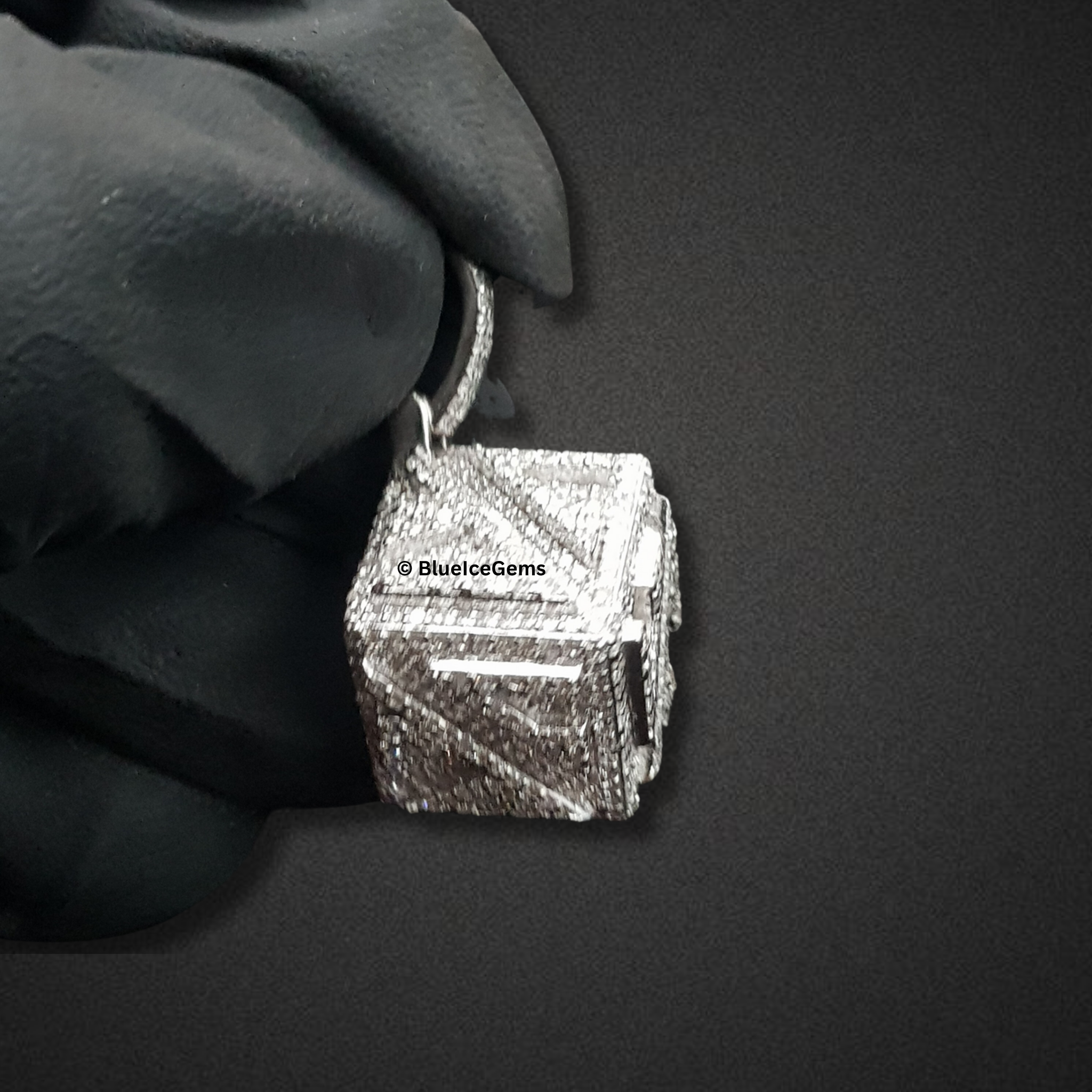 The "Raw Diamond" Meteorite Pendant