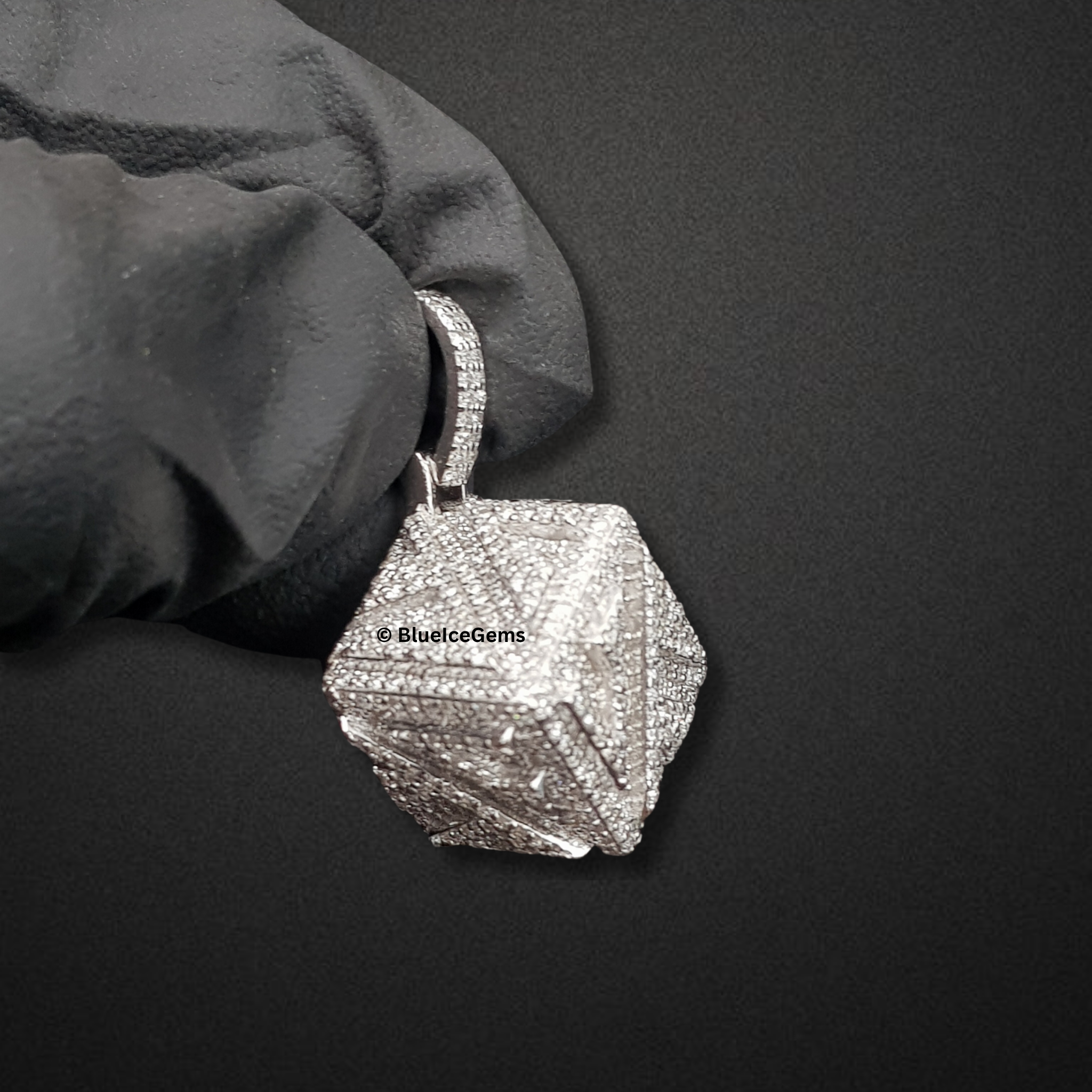 The "Raw Diamond" Meteorite Pendant