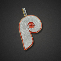 The "Red Swirl" Diamond Statement Pendant