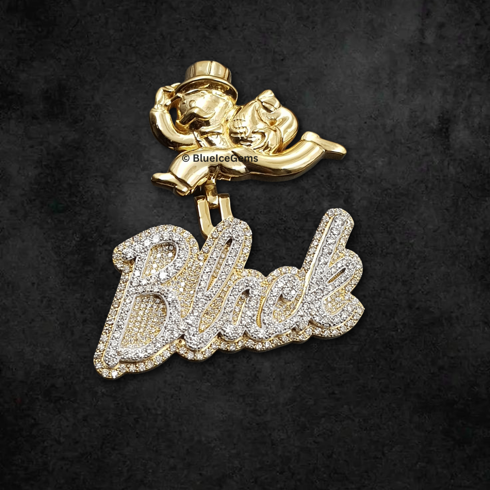 The "Rich Uncle" Diamond "Black" Pendant